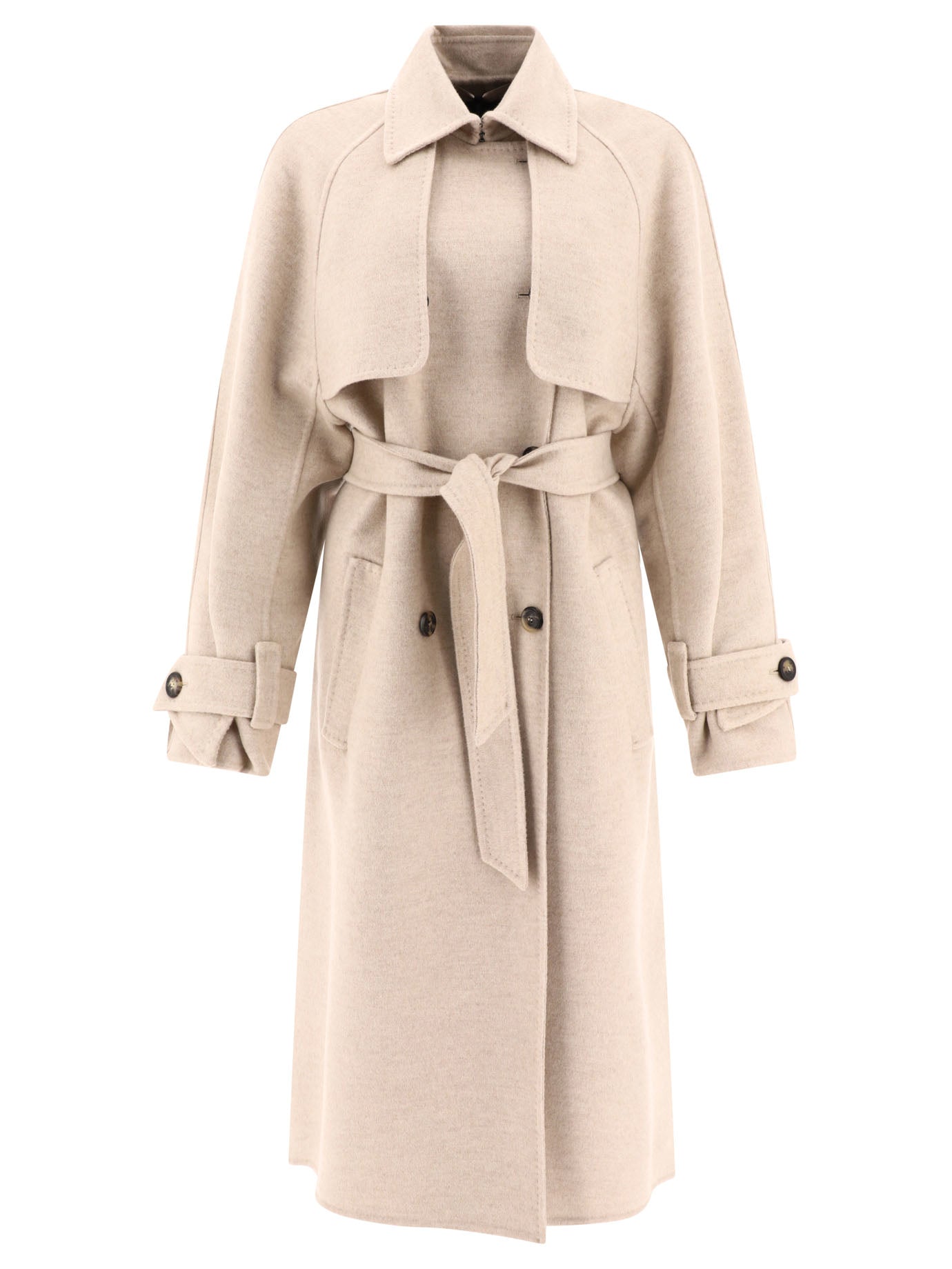 Max Mara Atelier Falco Cashmere Trench Coat