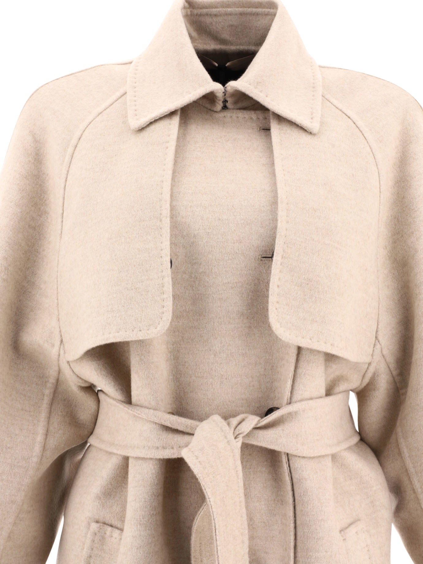 Max Mara Atelier Falco Cashmere Trench Coat