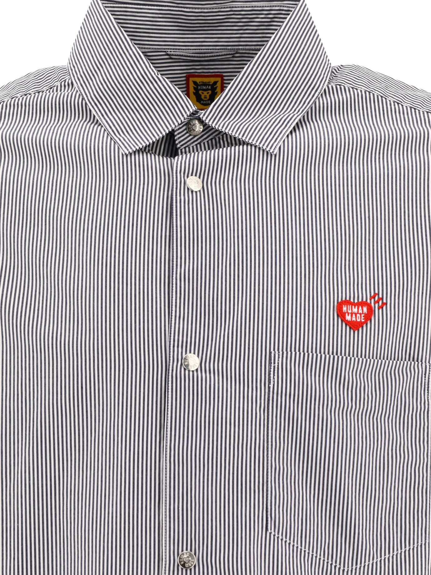 Human Made Striped Shirt With Logo