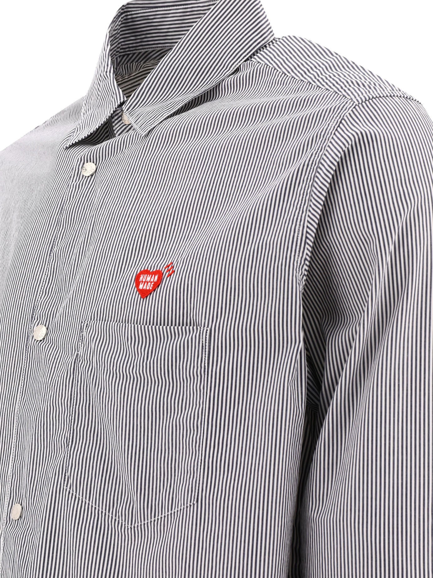 Human Made Striped Shirt With Logo