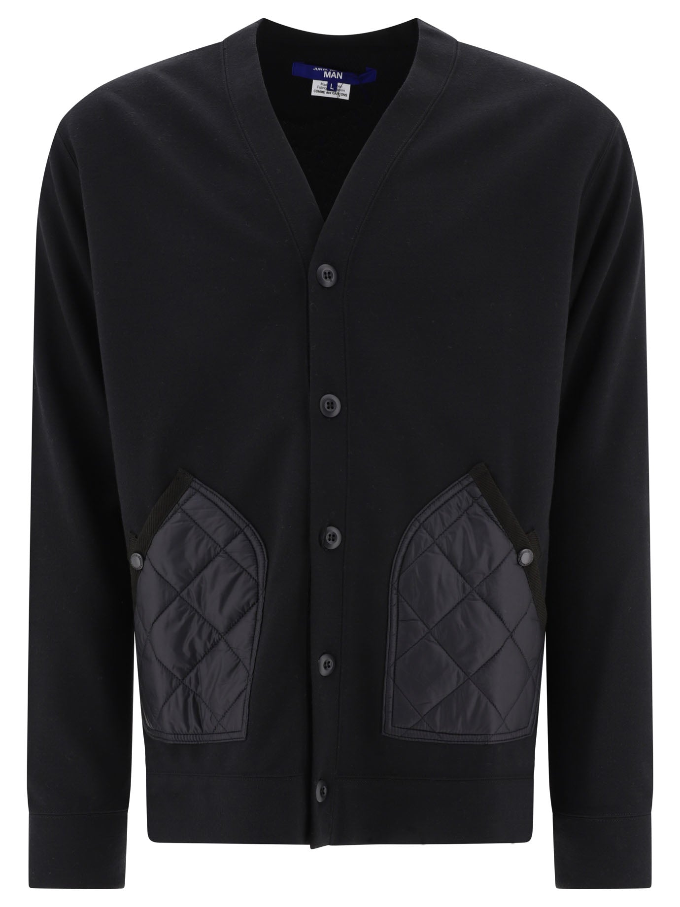 Junya Watanabe MAN Cardigan With Quilted Inserts