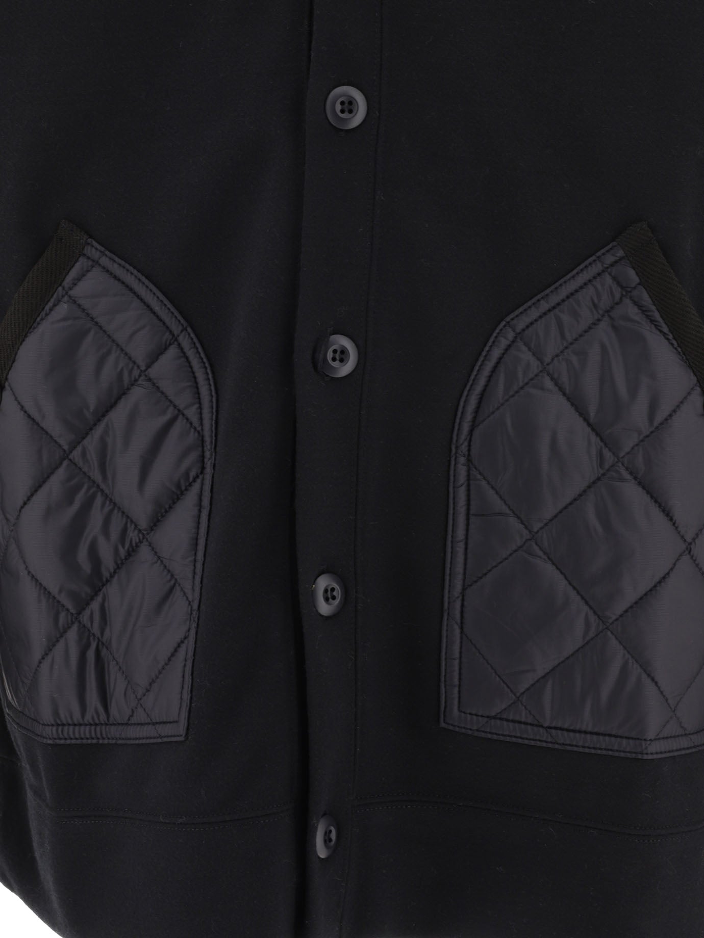 Junya Watanabe MAN Cardigan With Quilted Inserts