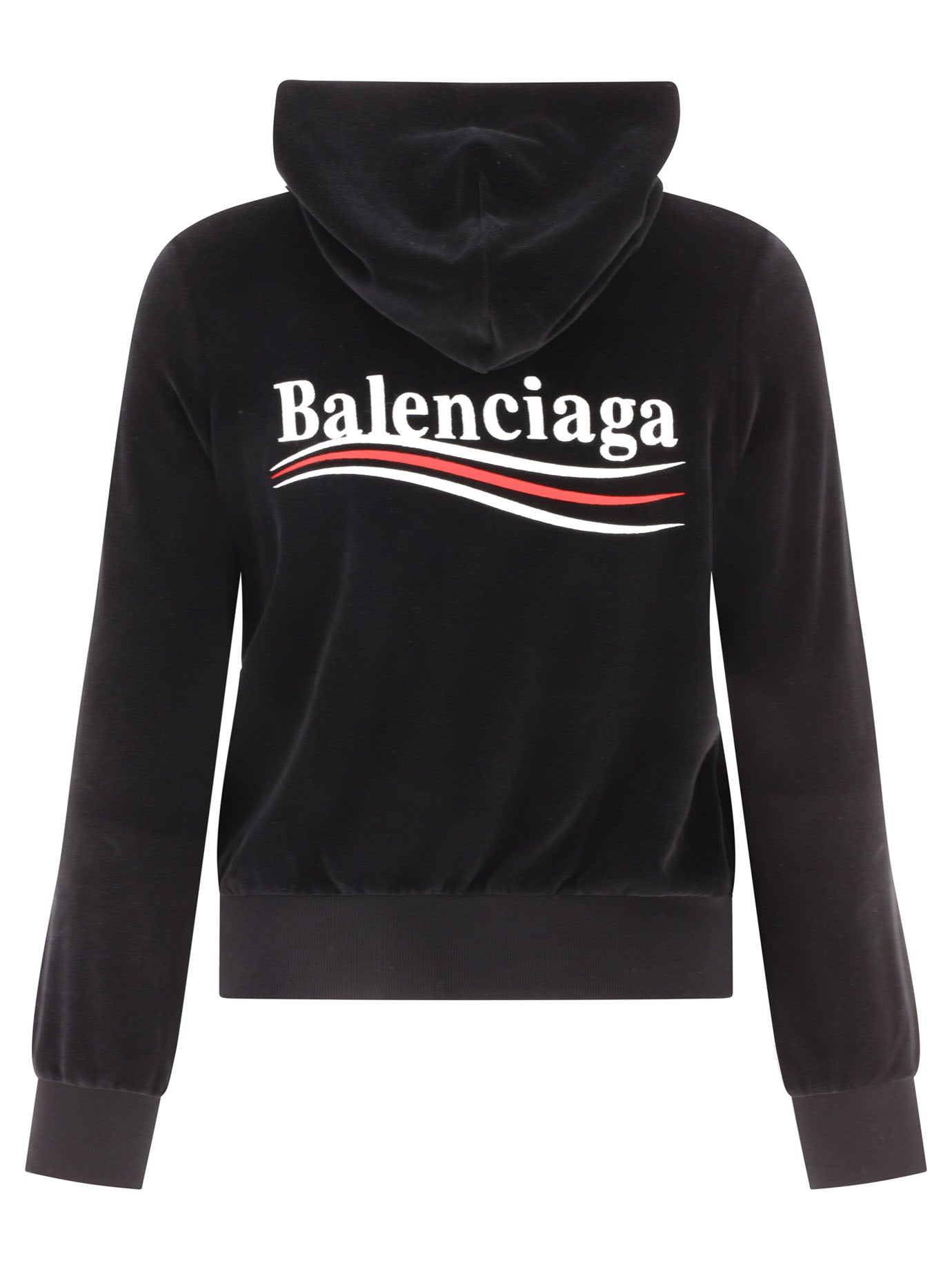 Balenciaga Chenille Hoodie With Logo