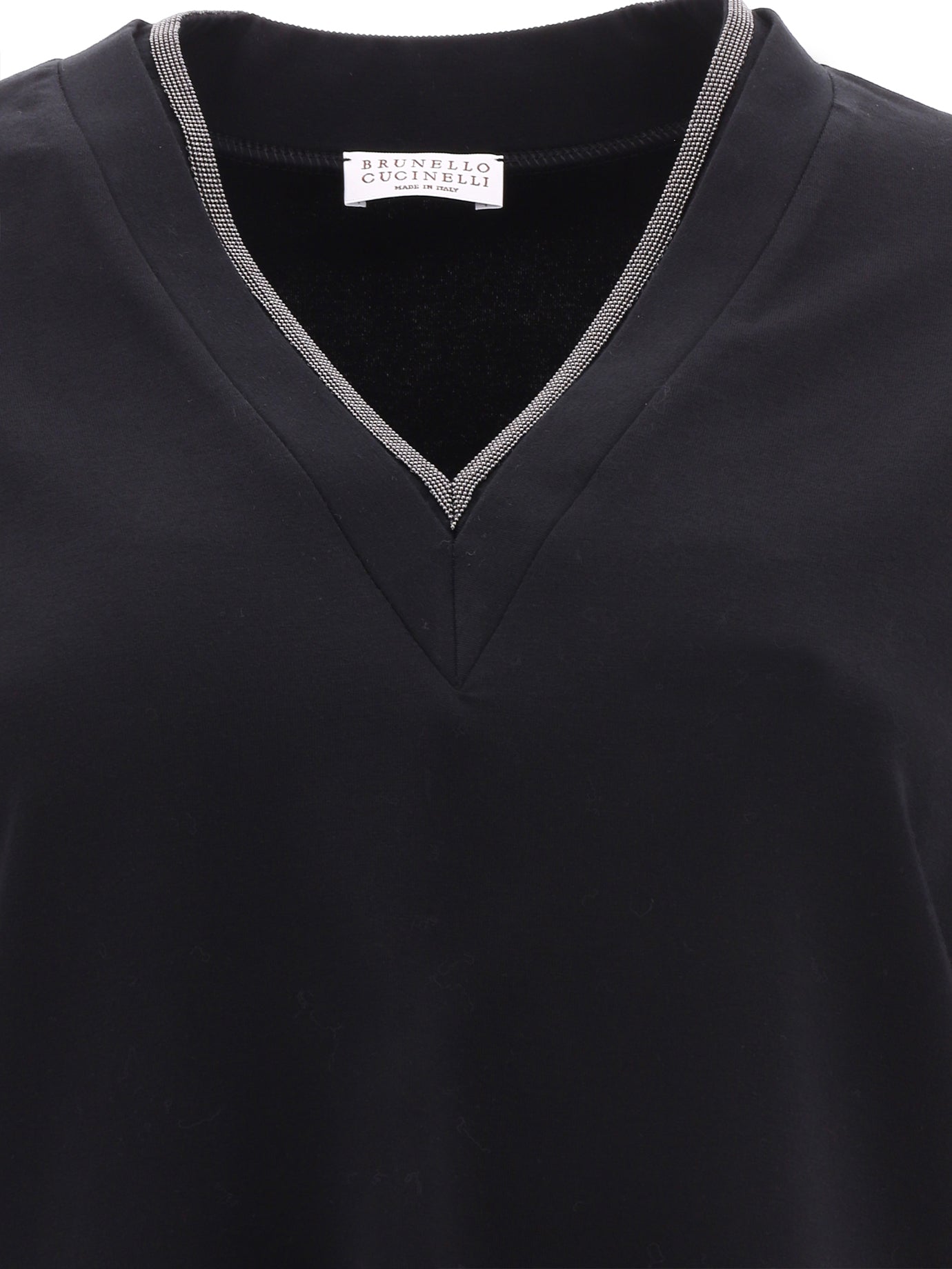 Brunello Cucinelli Precious Neckline T-Shirt