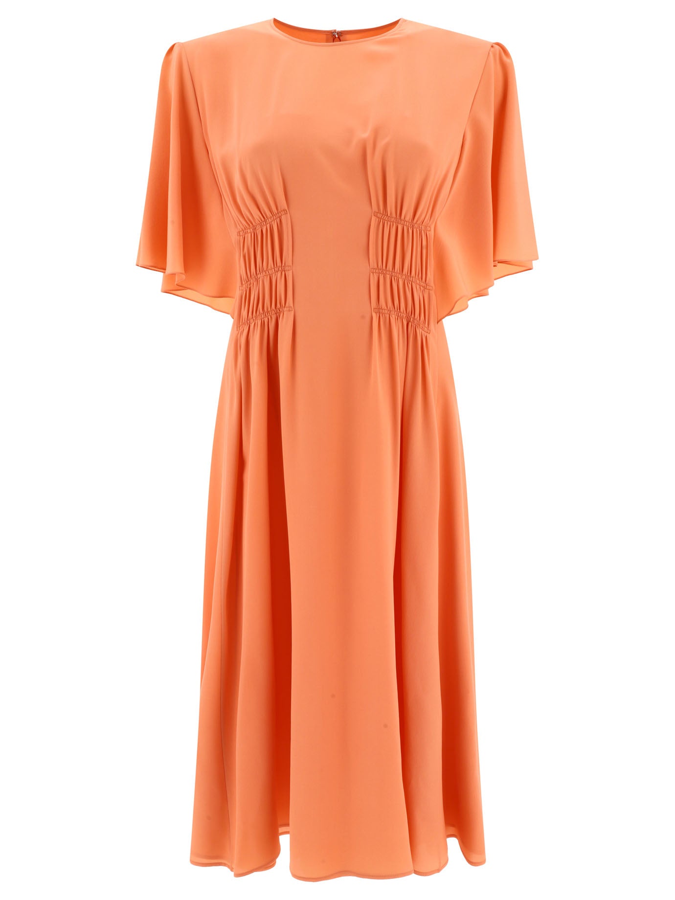 Chloé Wing-Sleeve Flared Dress