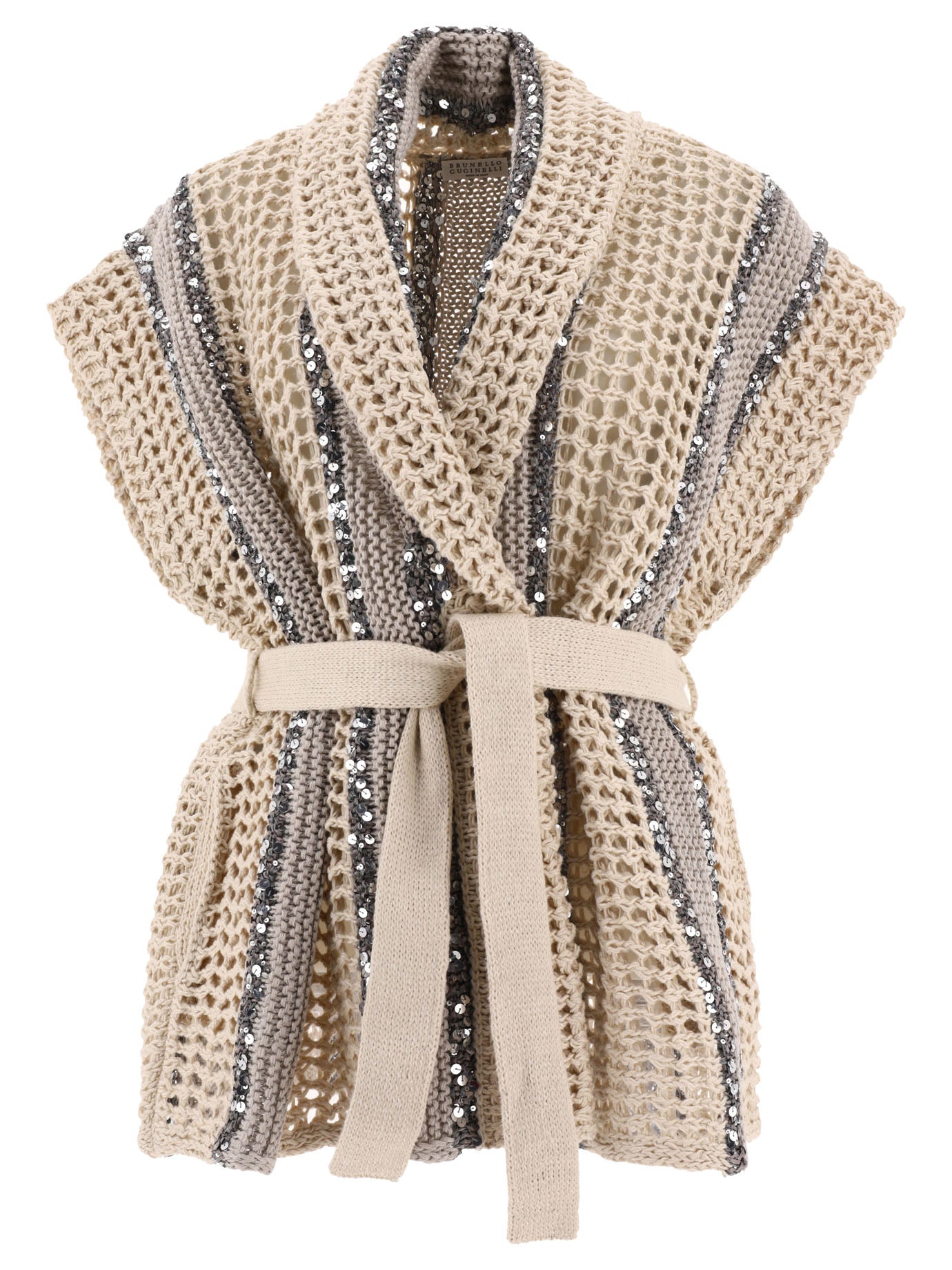 Brunello Cucinelli Sequin Embellished Cardigan