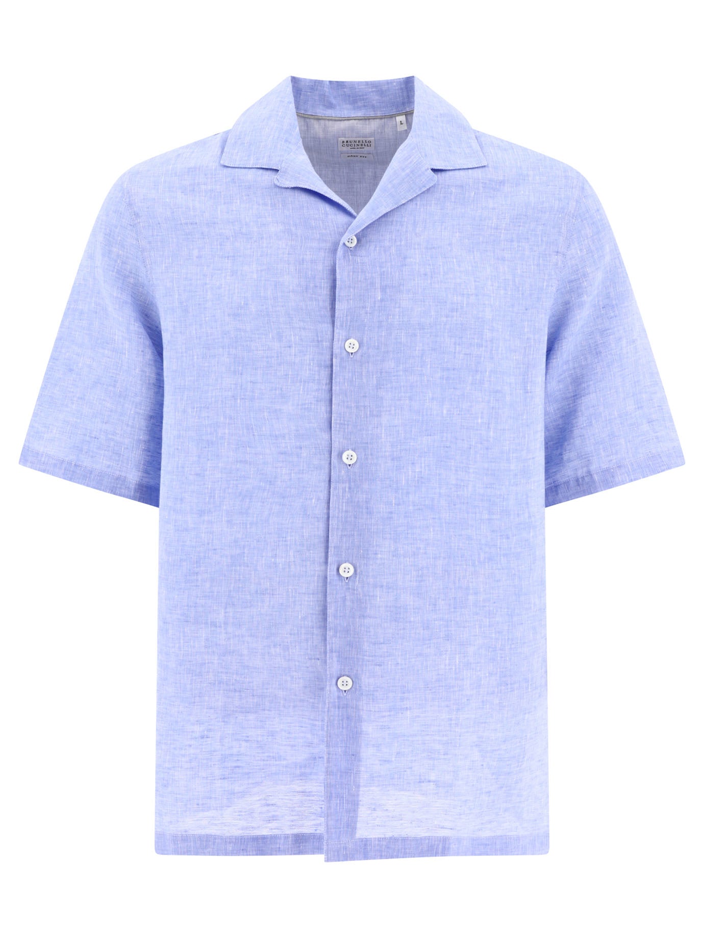 Brunello Cucinelli Chambray Linen Shirt