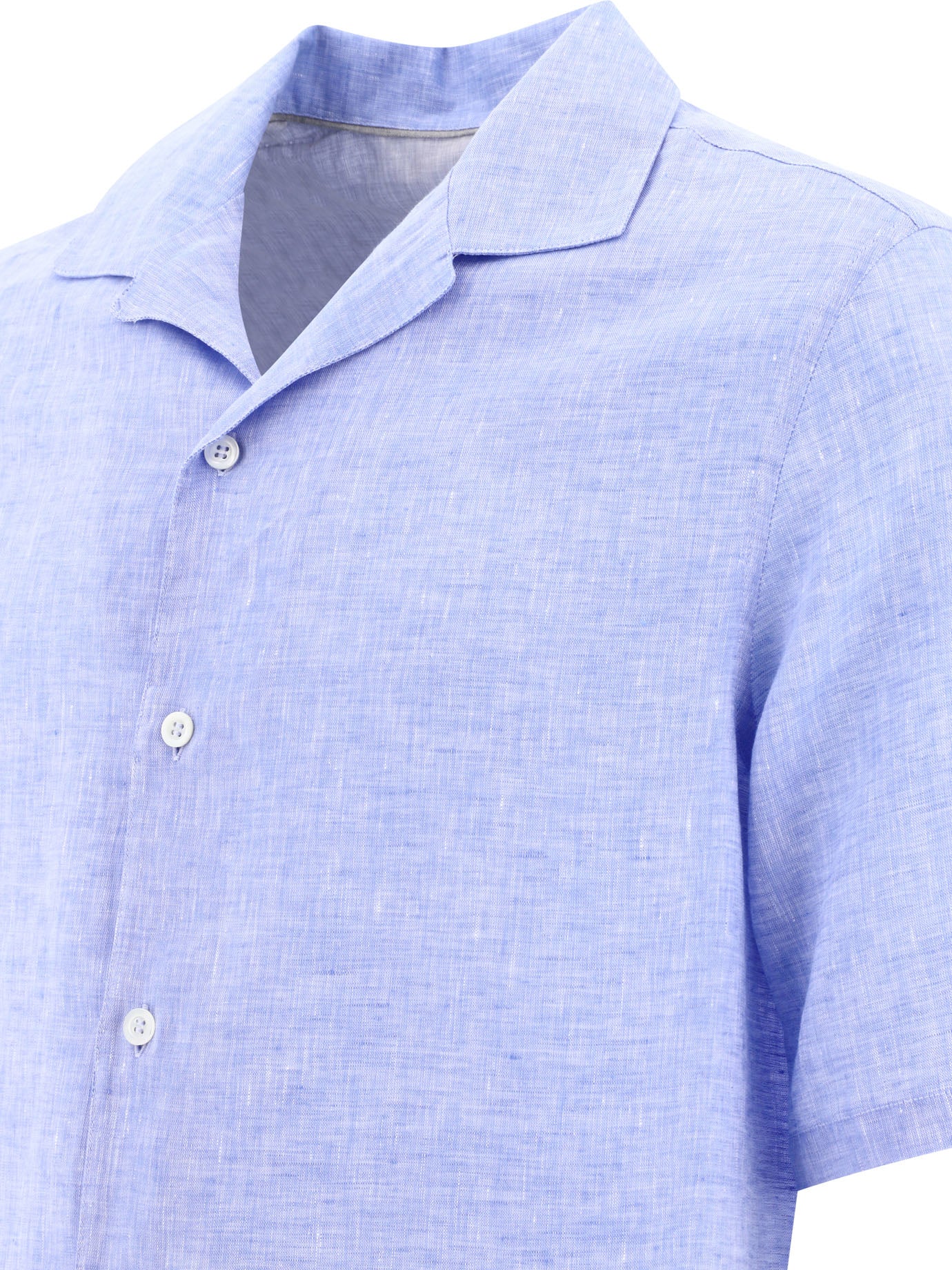 Brunello Cucinelli Chambray Linen Shirt