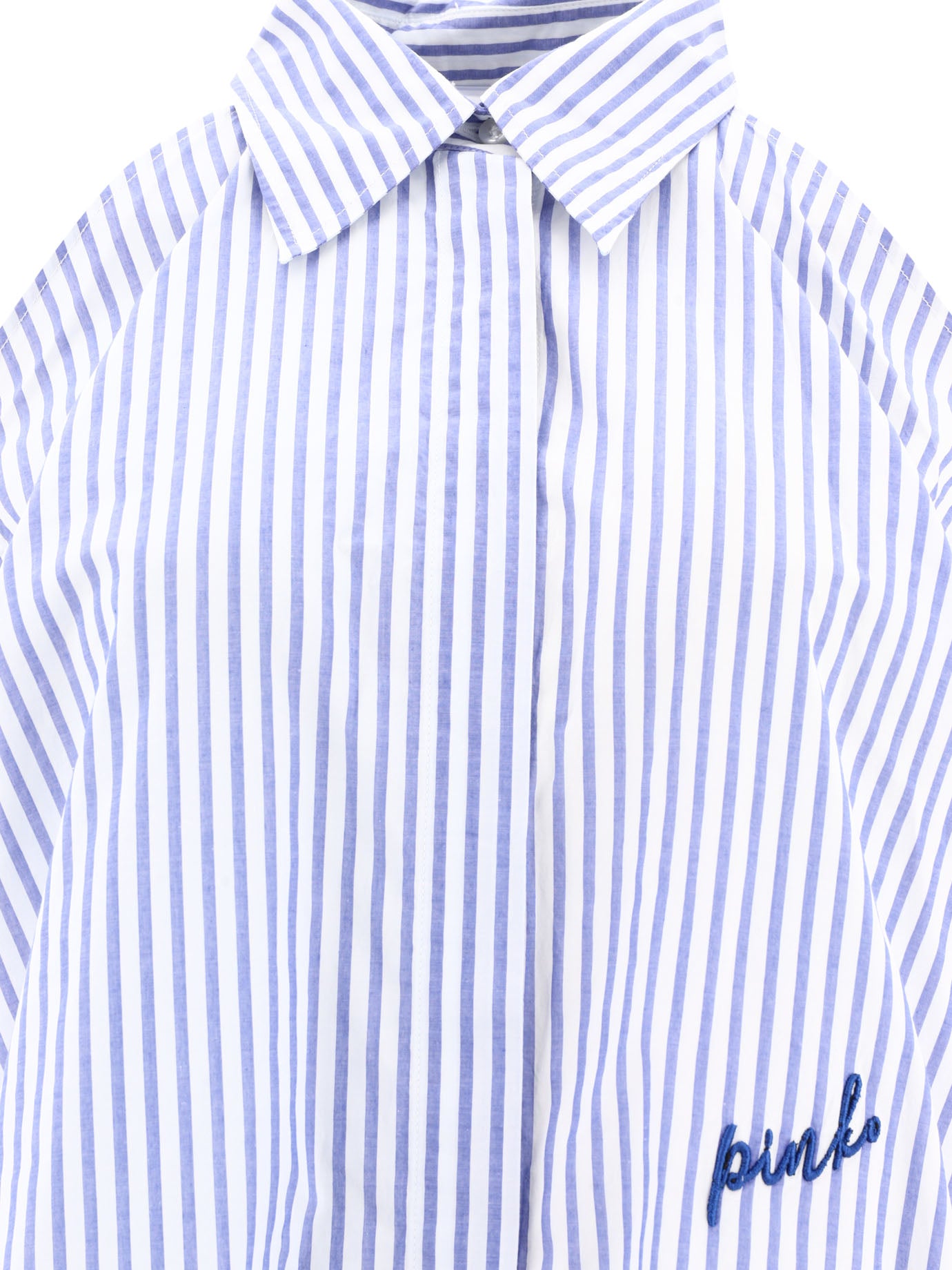 Pinko Striped Shirt With Shoulder Openings