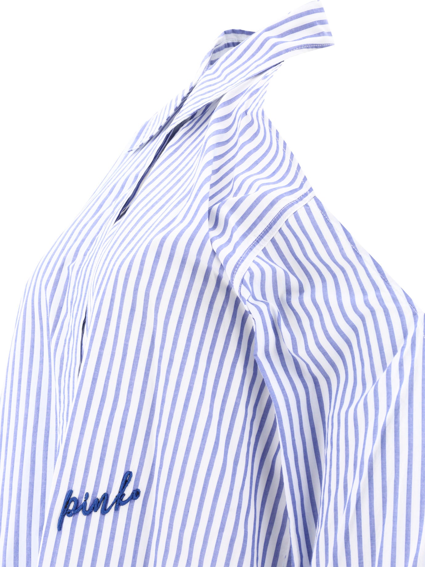 Pinko Striped Shirt With Shoulder Openings