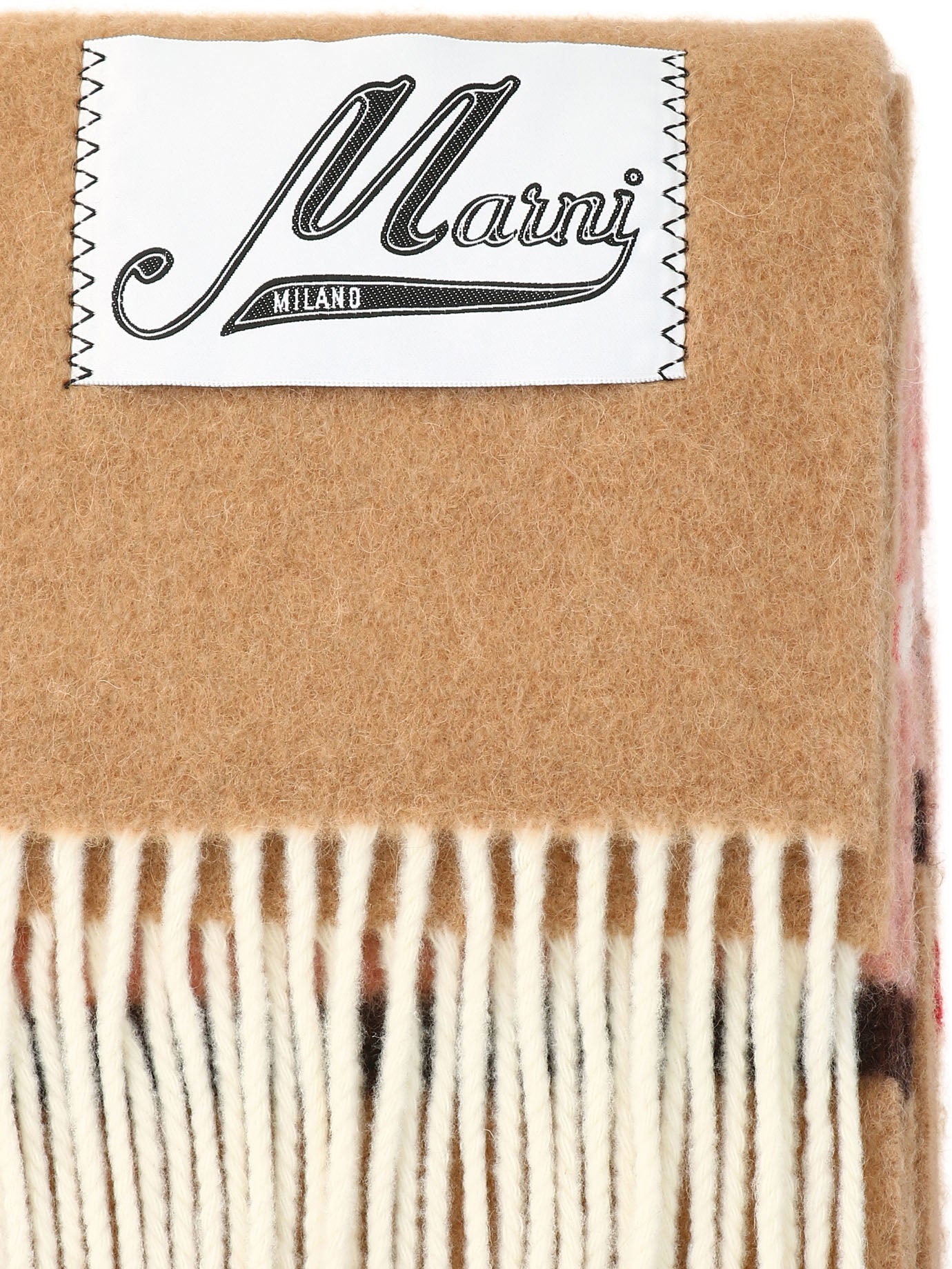 Marni Alpaca Scarf With Logo