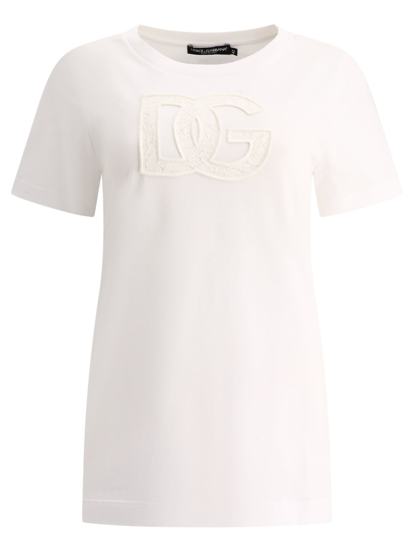 Dolce & Gabbana T-Shirt With Logo Patch