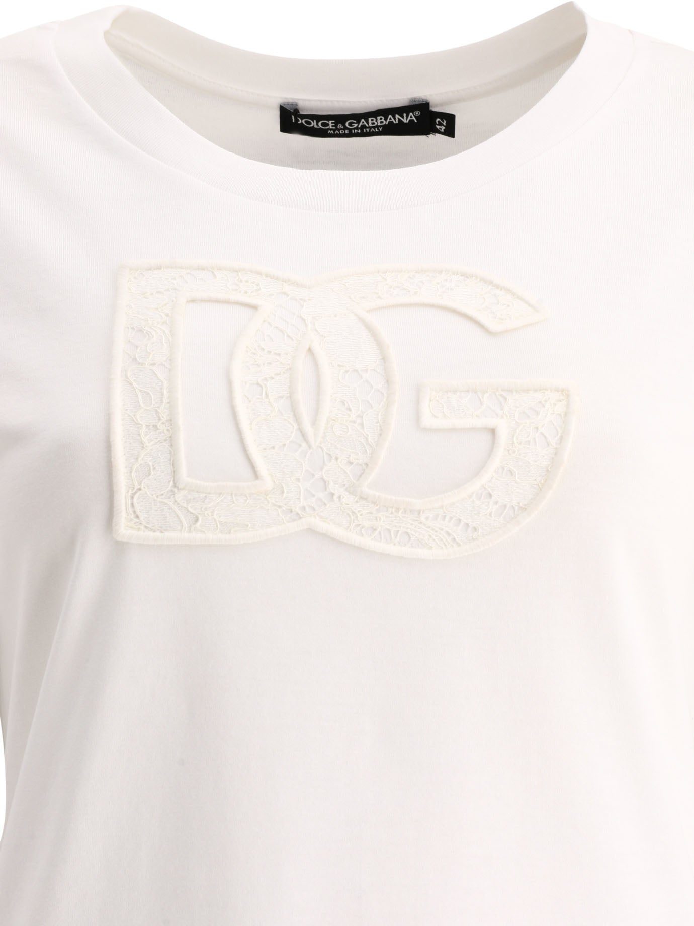 Dolce & Gabbana T-Shirt With Logo Patch