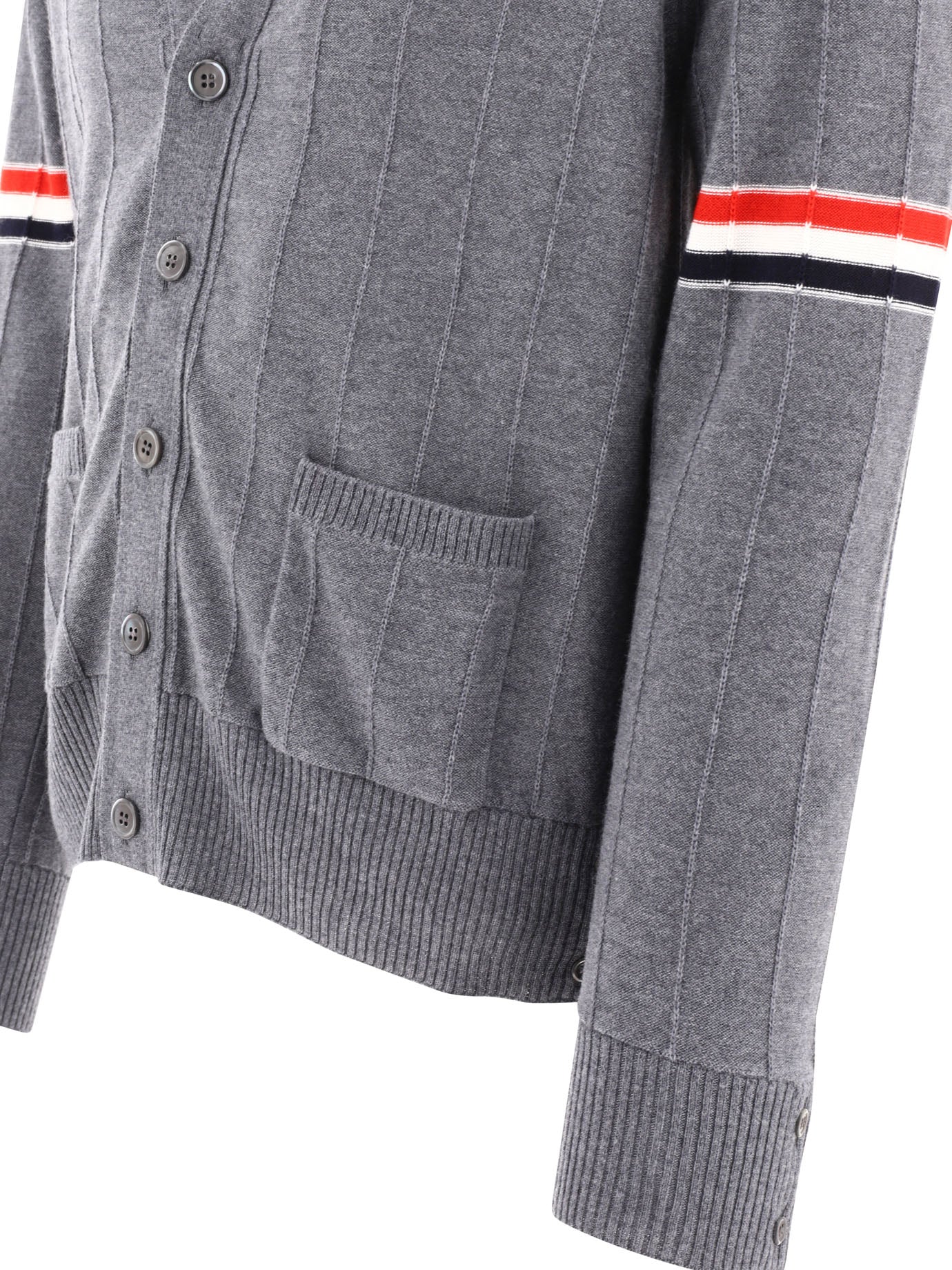 Thom Browne Rwb Cardigan