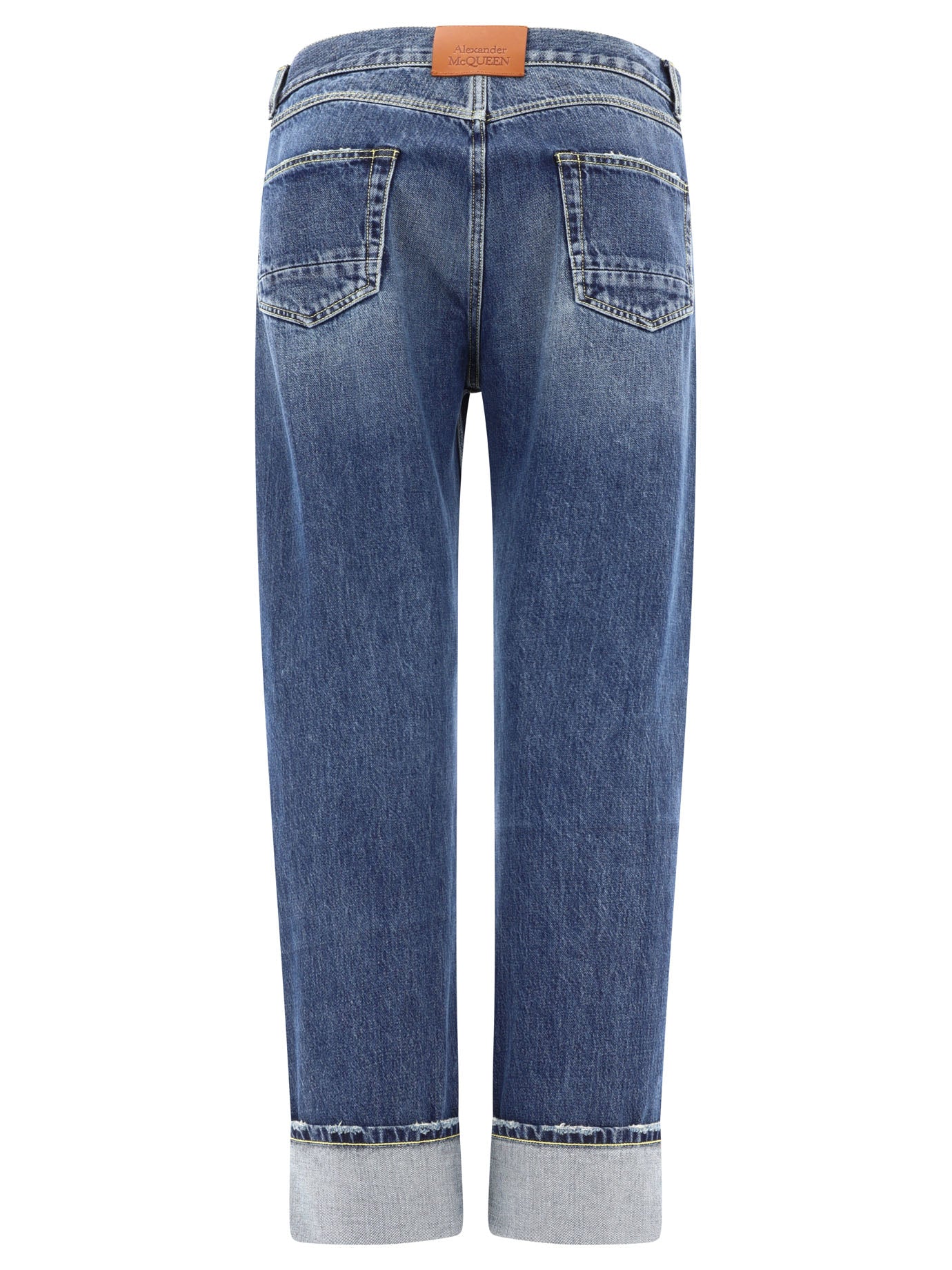 Alexander McQueen Turn-Up Jeans