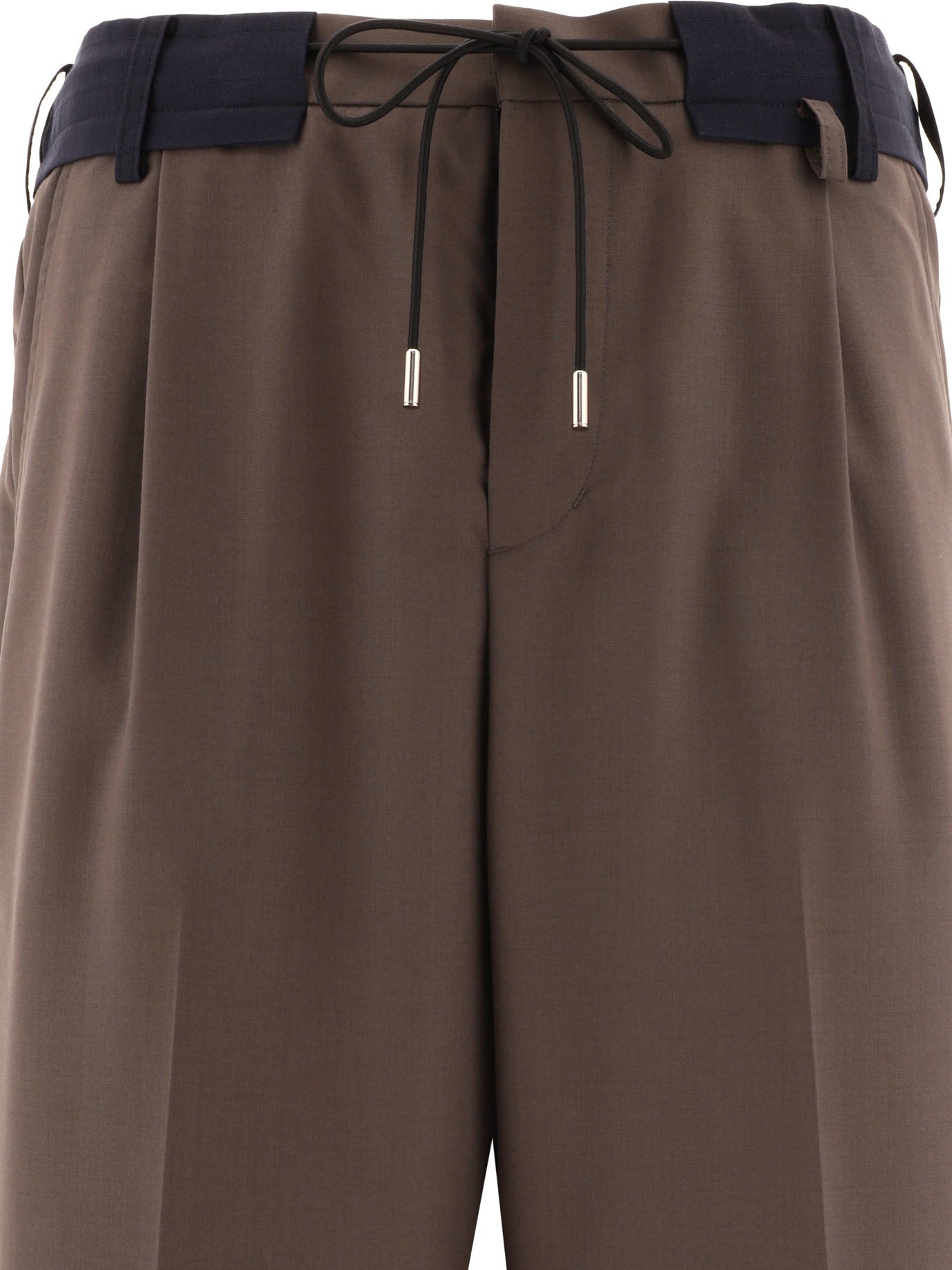 Sacai Tapered Drawstring Trousers