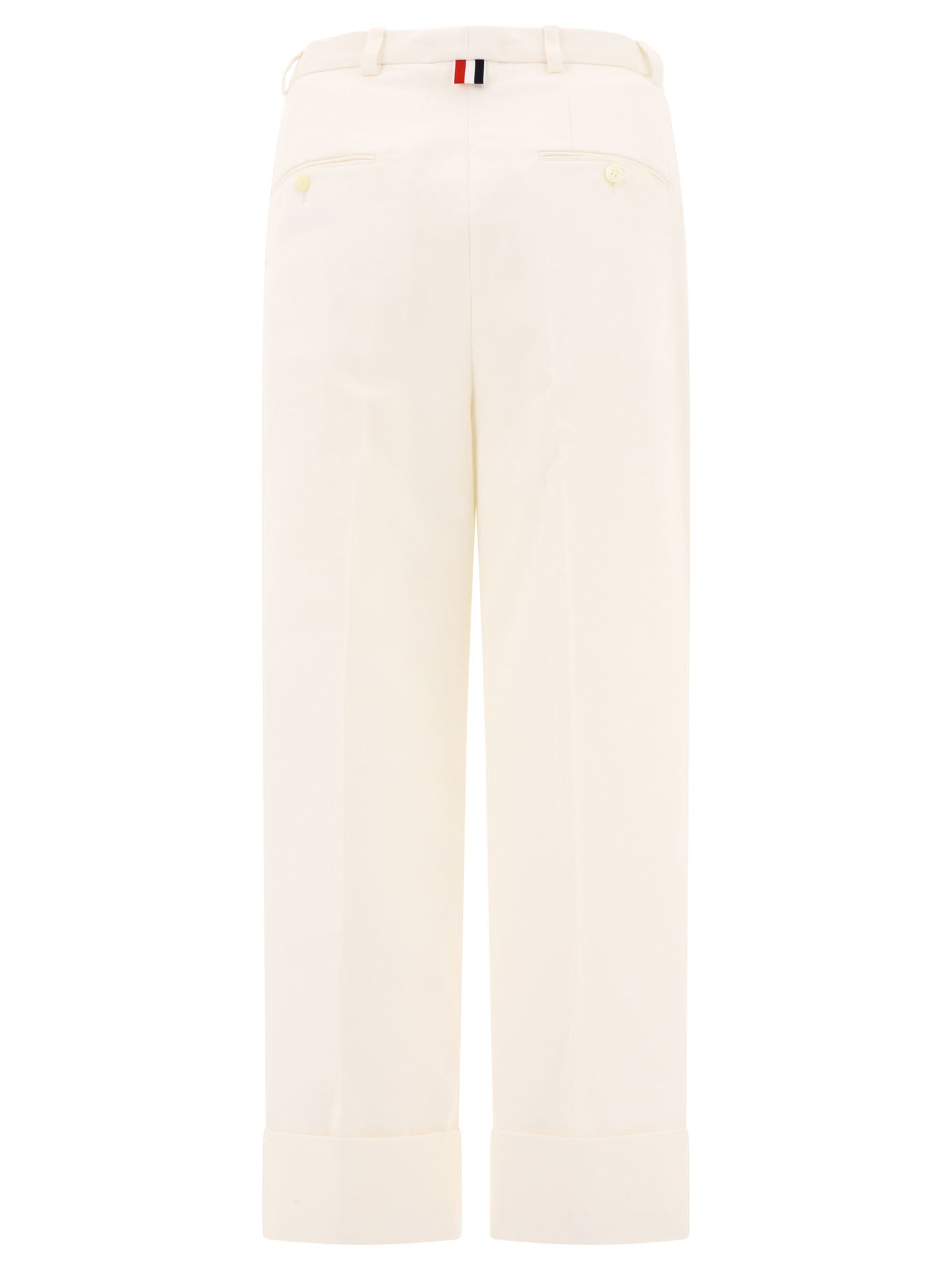 Thom Browne Trousers In Organic Cotton