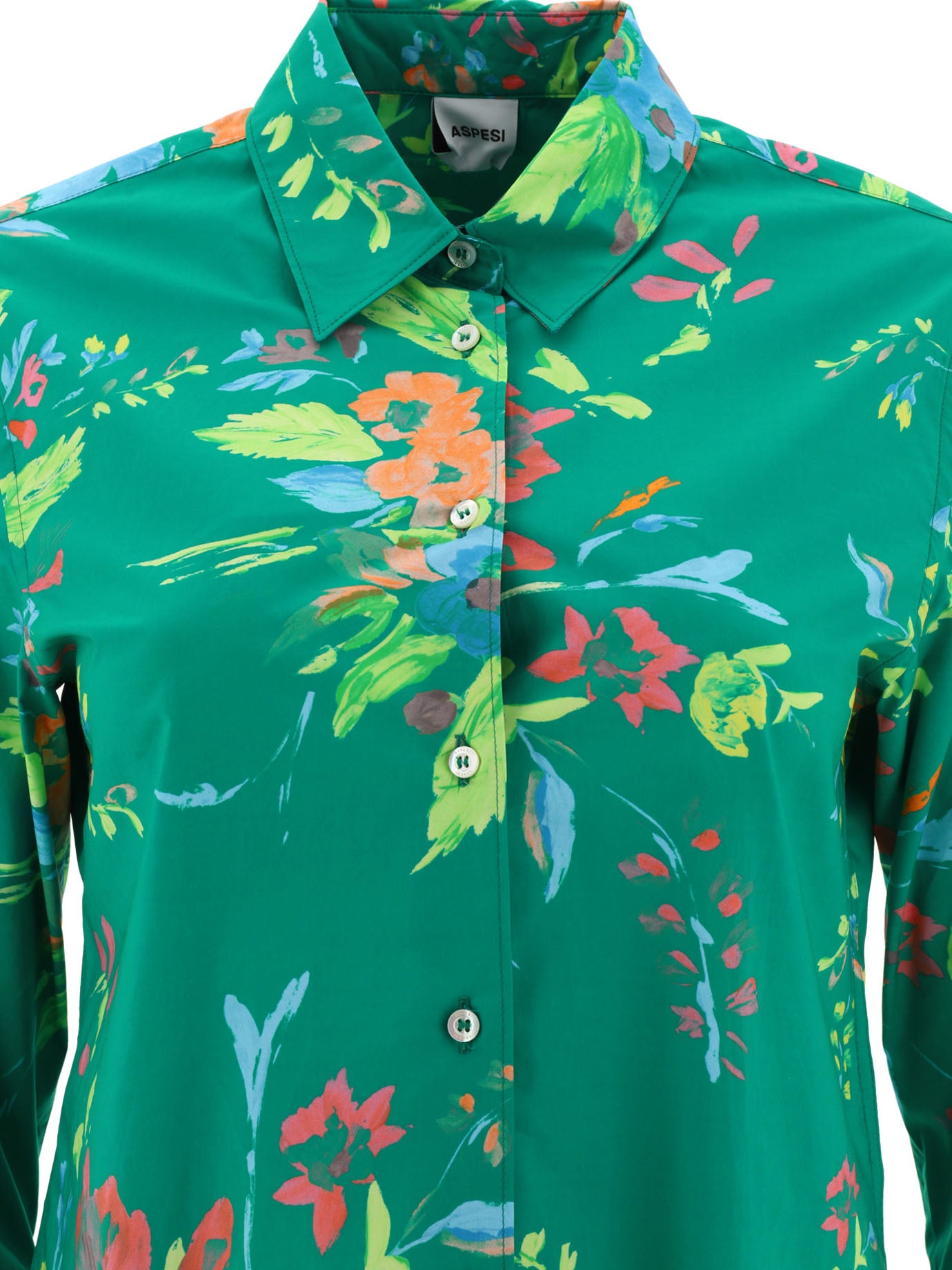 Aspesi Shirt With Floral Print