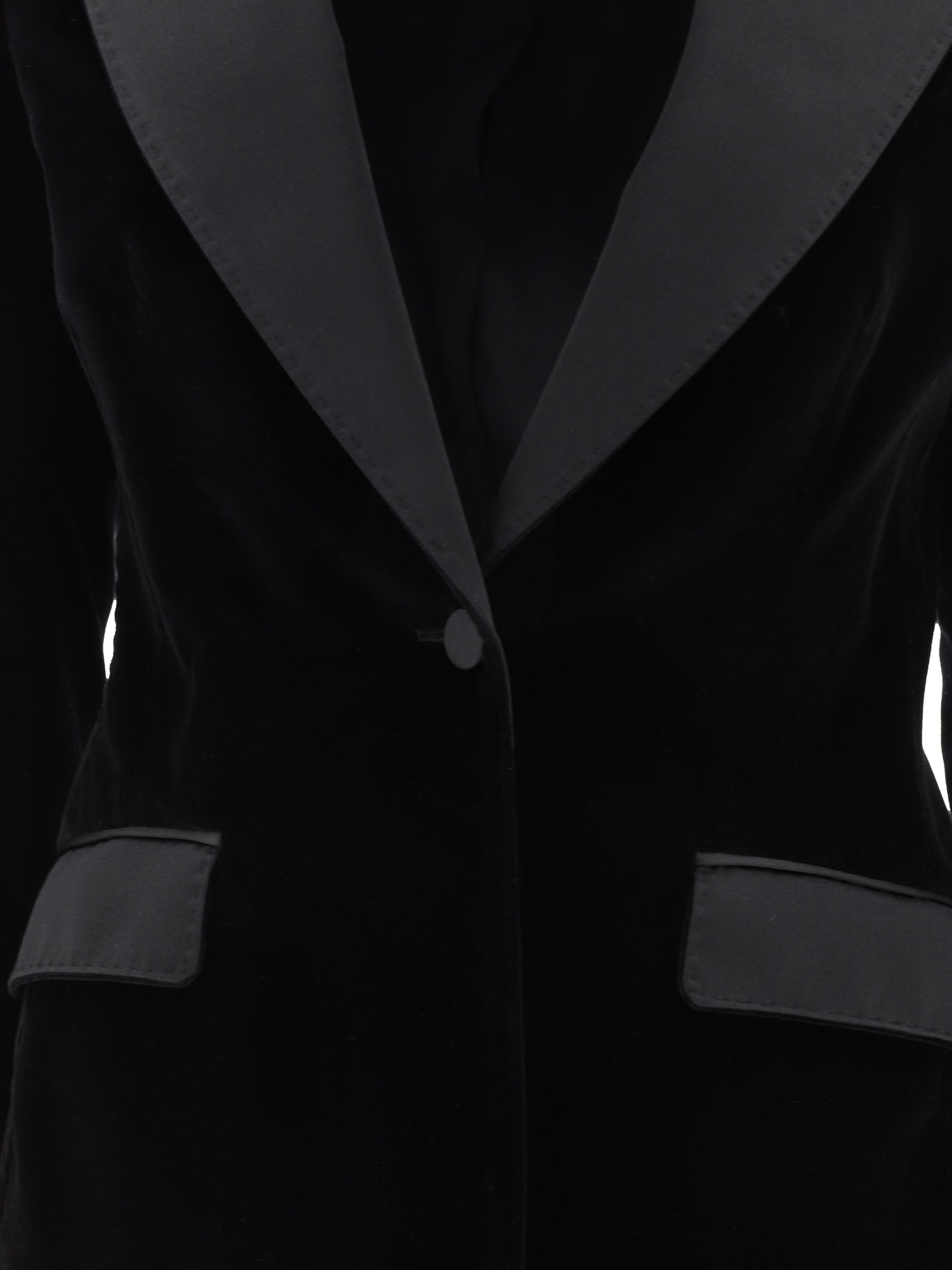 Dolce & Gabbana Velvet Single-Breasted Turlington Tuxedo Jacket