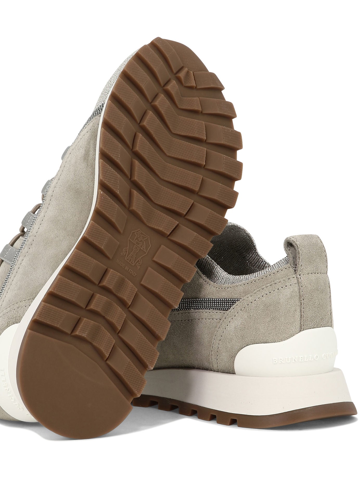 Brunello Cucinelli Sneakers With Lamé Details