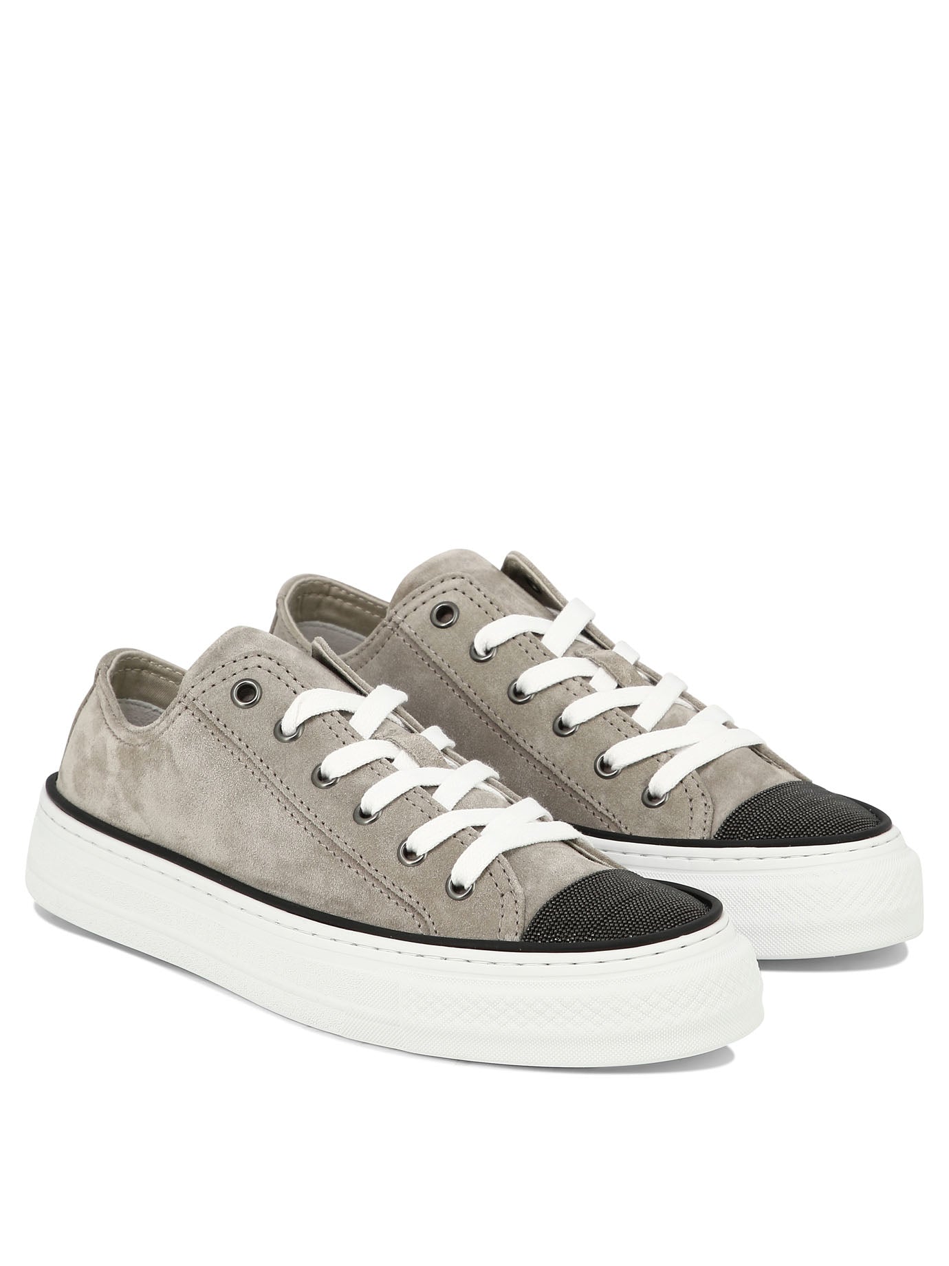 Brunello Cucinelli Precious Toe Sneakers