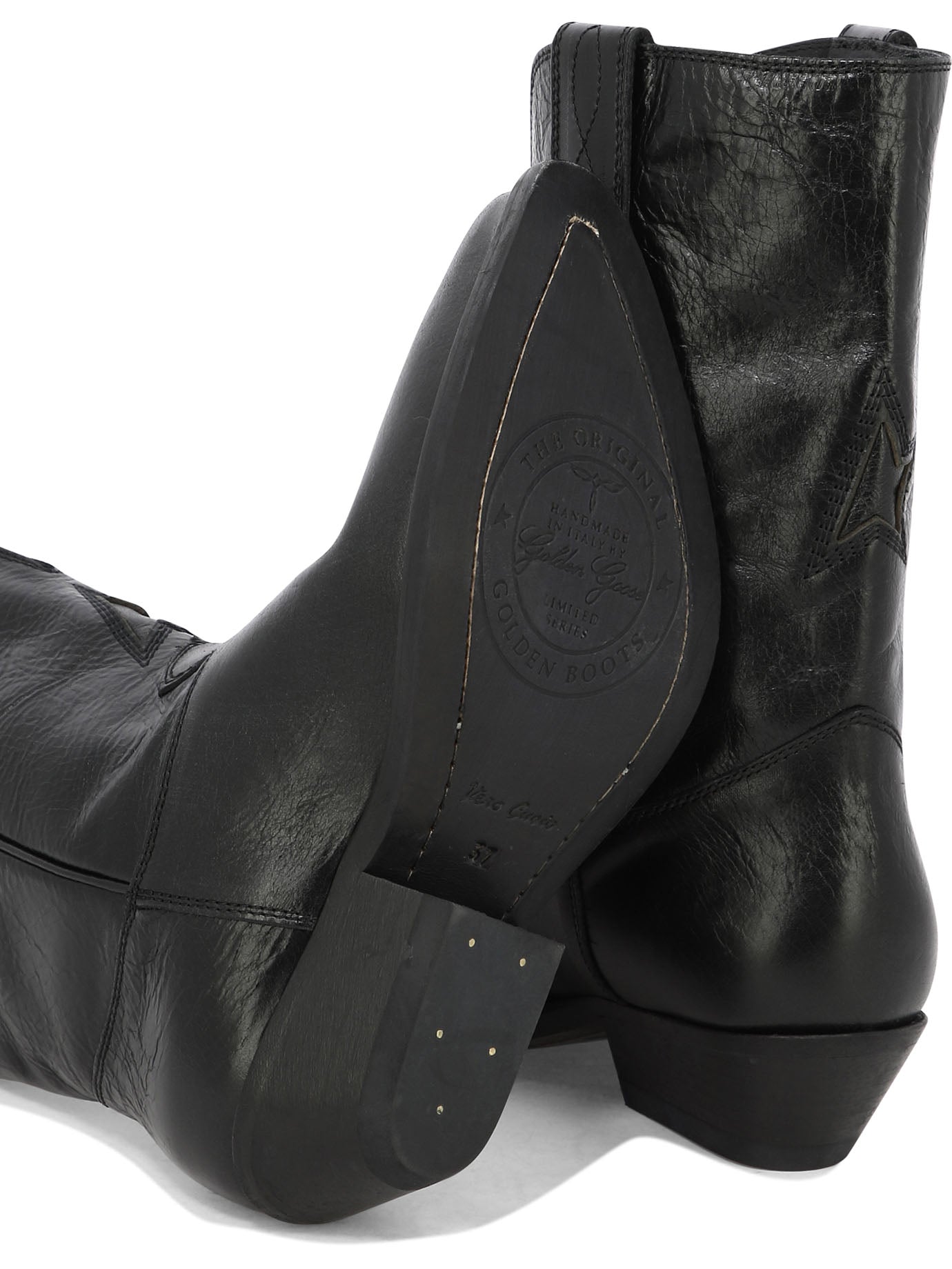 Golden Goose Wish Star Cowboy Boots