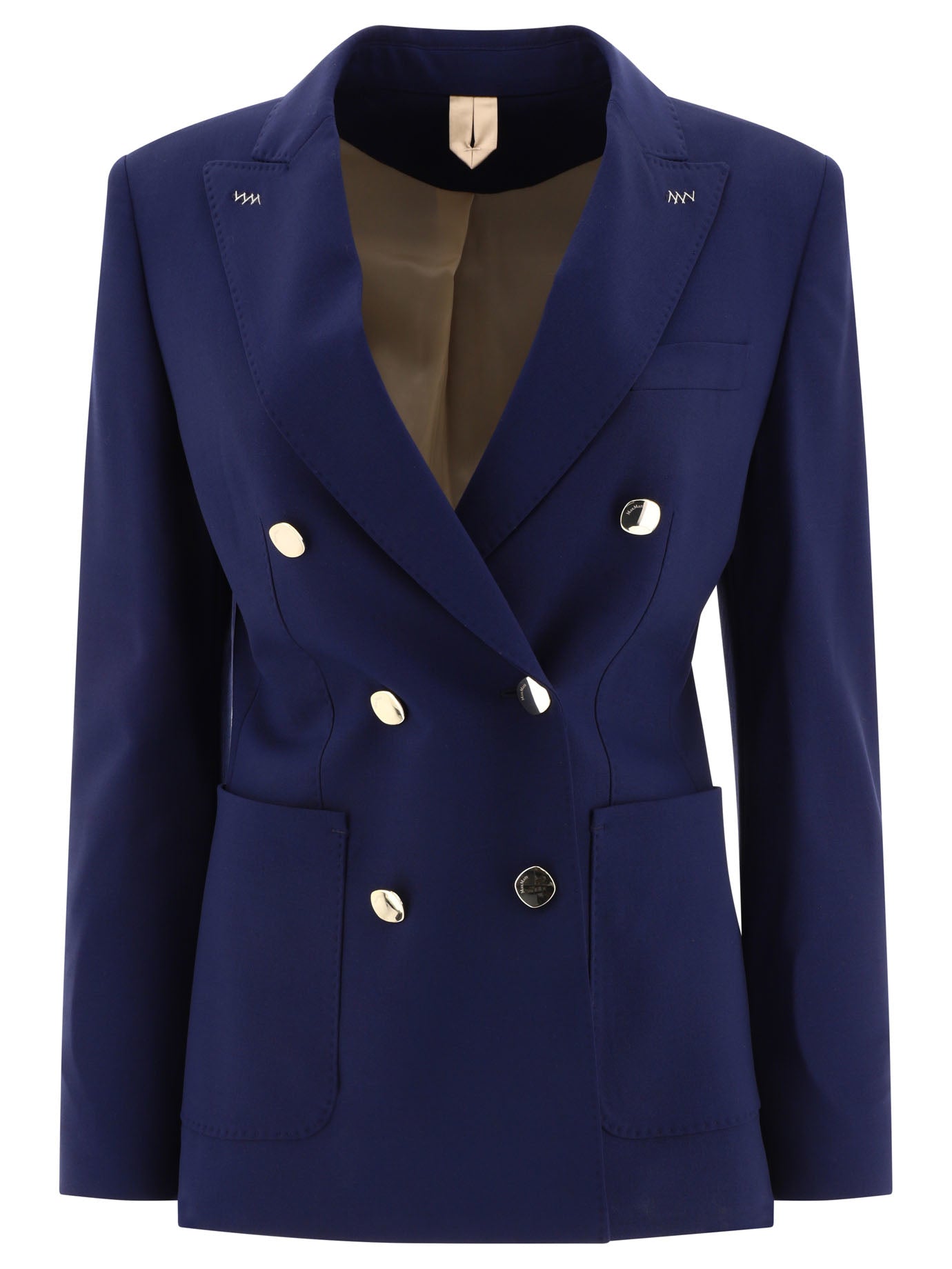 Max Mara Wool And Mohair Double-Breasted Blazer