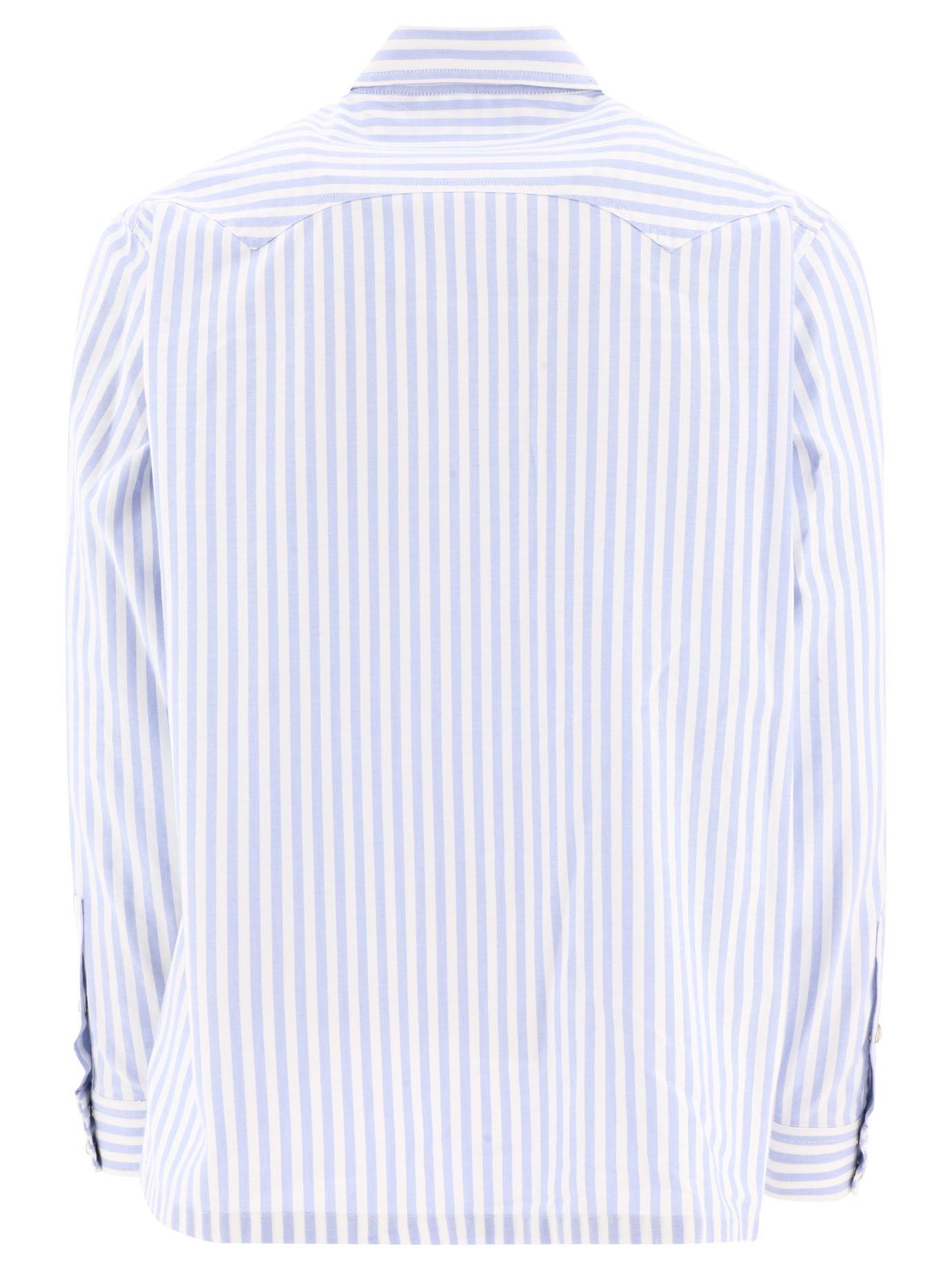 Palm Angels Monogram Striped Shirt