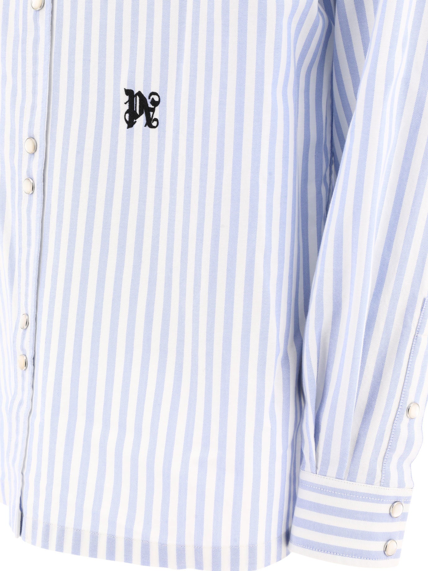 Palm Angels Monogram Striped Shirt