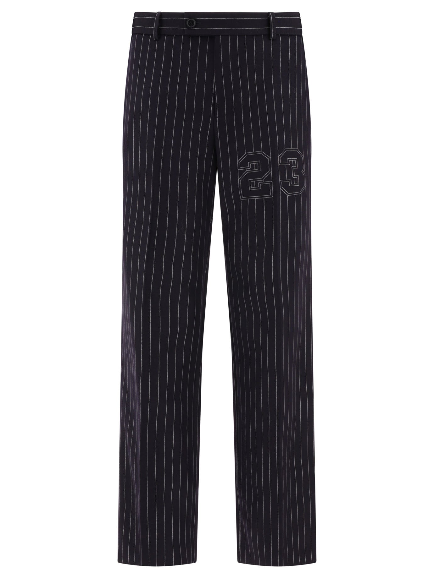 Off-White 23 Pinstriped Trousers