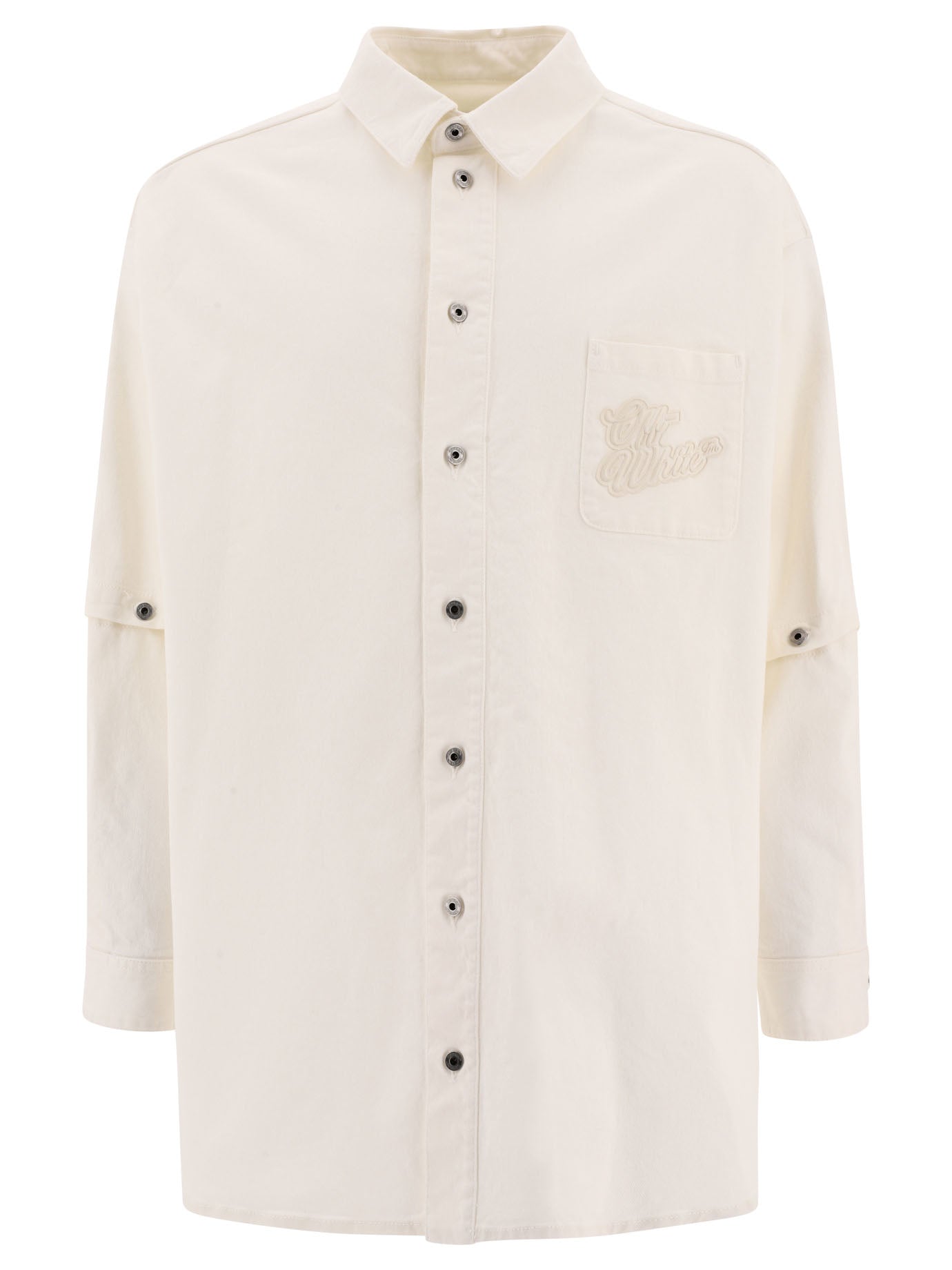 Off-White Embroidered Overshirt