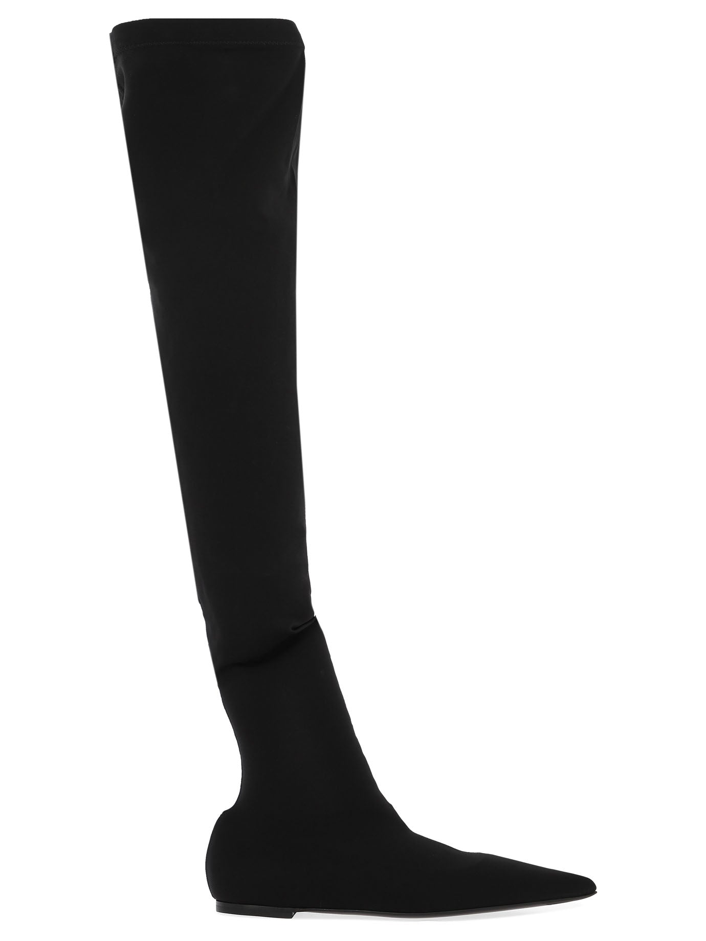 Dolce & Gabbana Stretch Jersey Thigh-High Boots