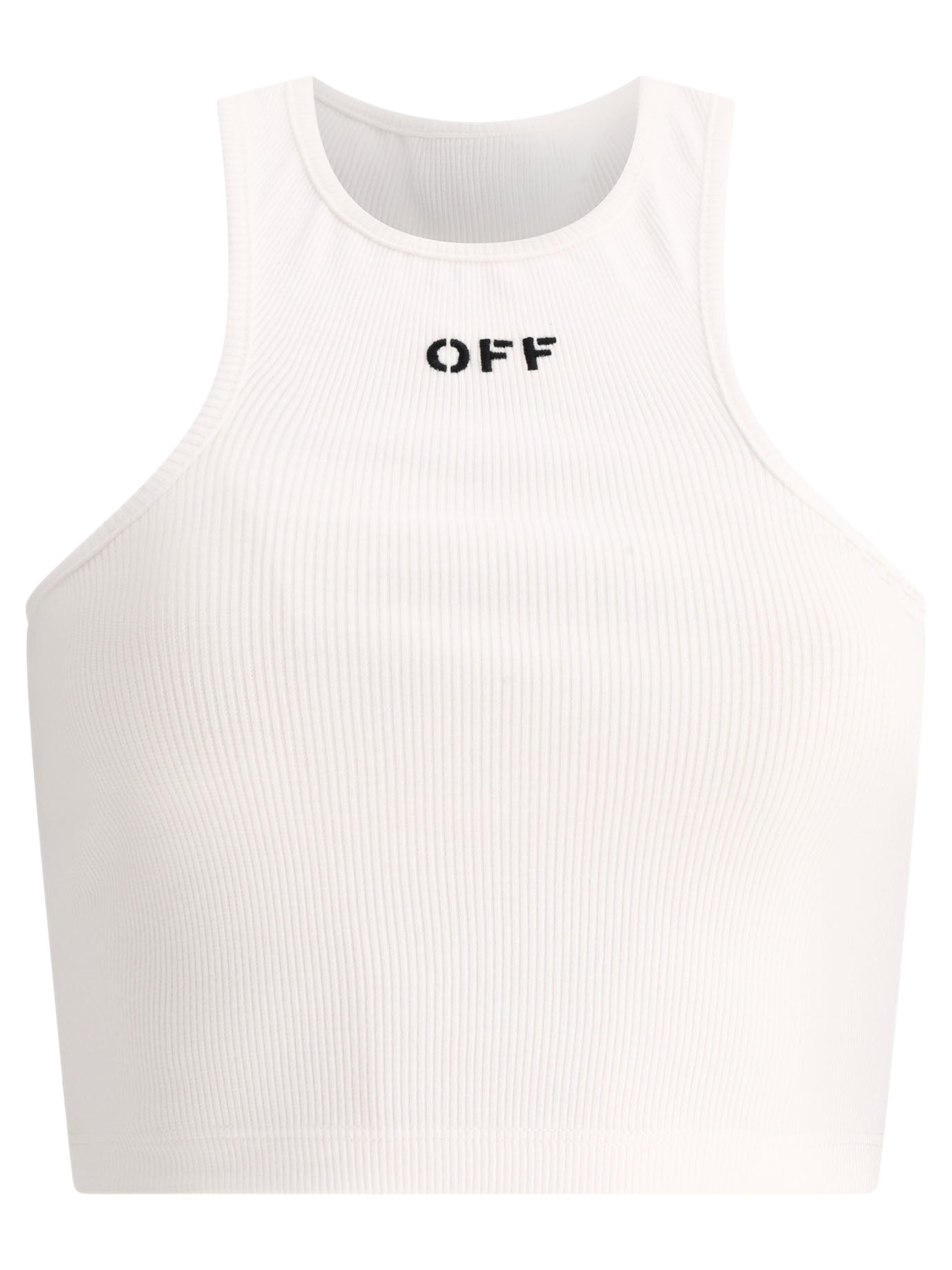 Off-White Off Stamp Ribbed Tank Top