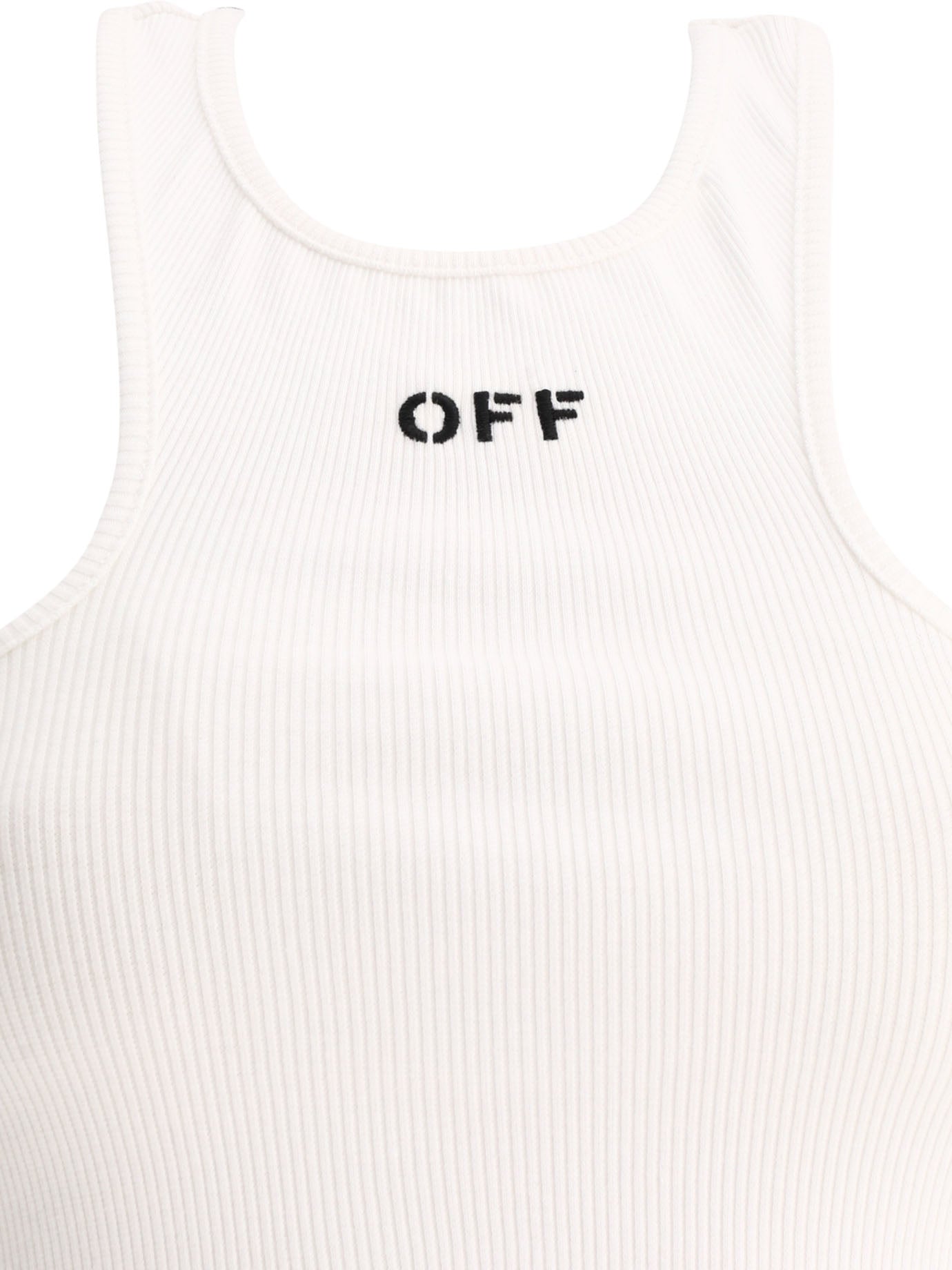 Off-White Off Stamp Ribbed Tank Top