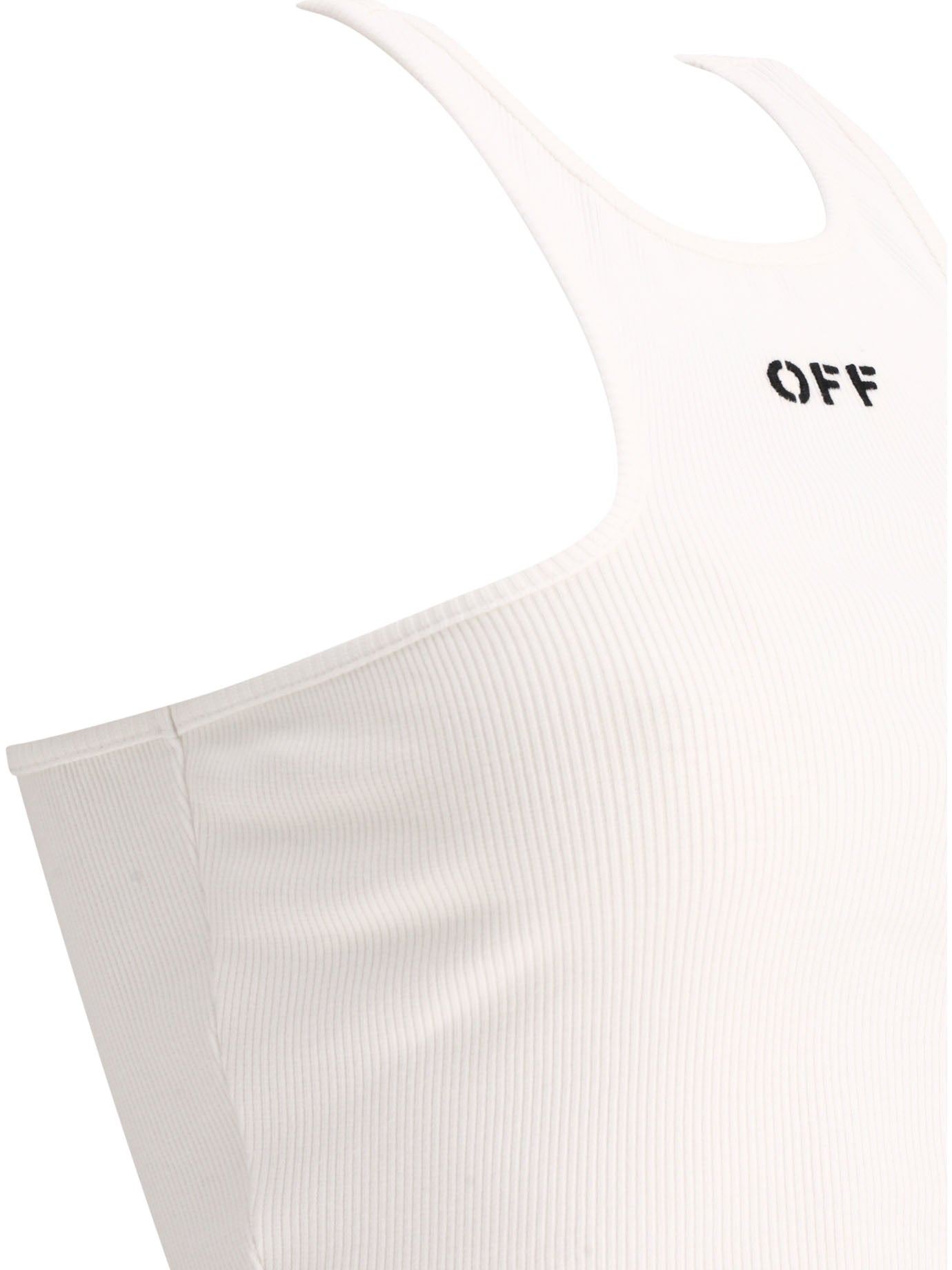 Off-White Off Stamp Ribbed Tank Top