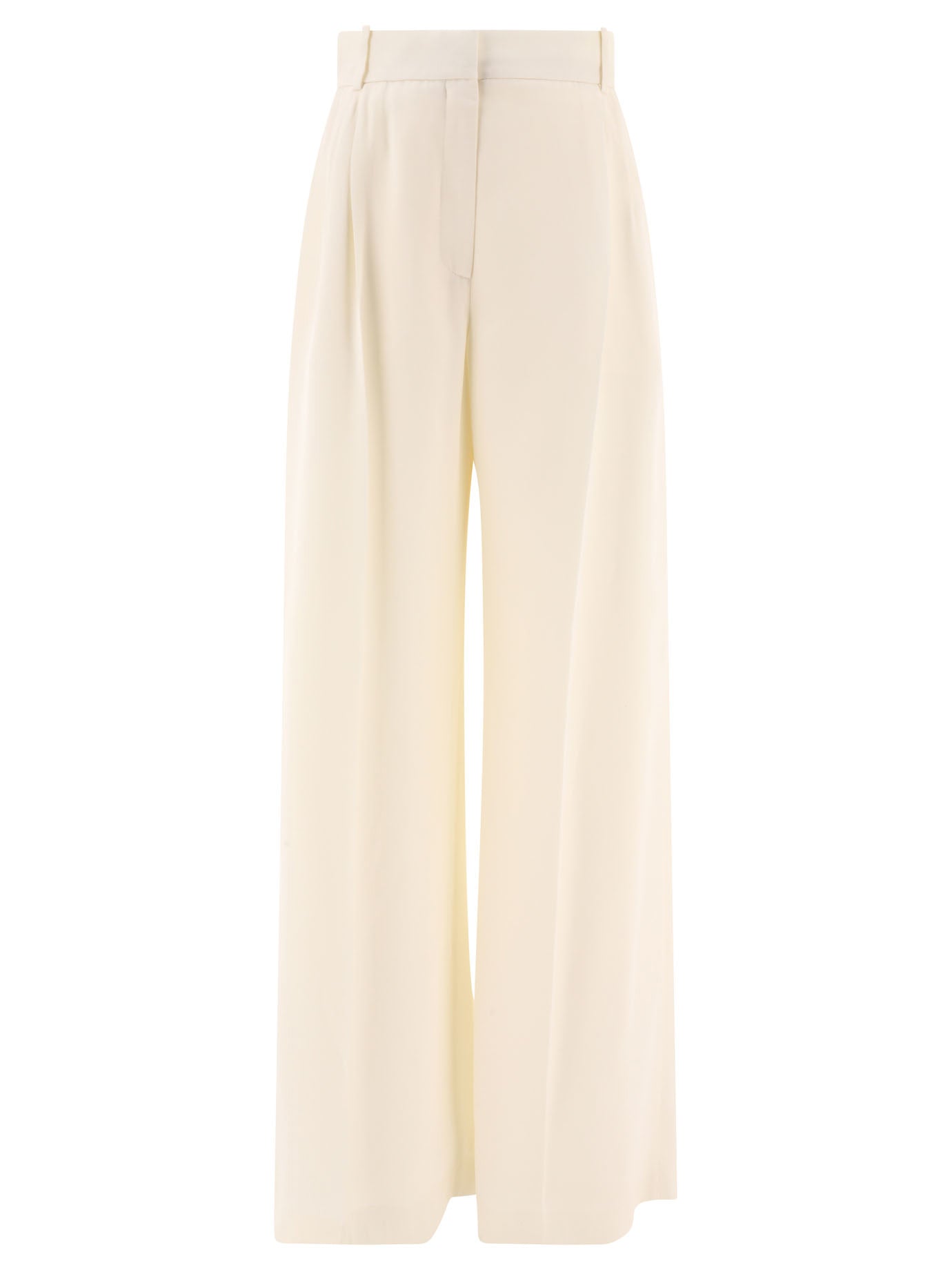 Alexander McQueen Double-Pleat Wide Leg Trousers