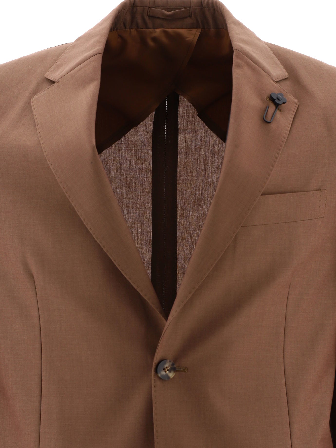 Lardini Wool Blend Single-Breasted Suit