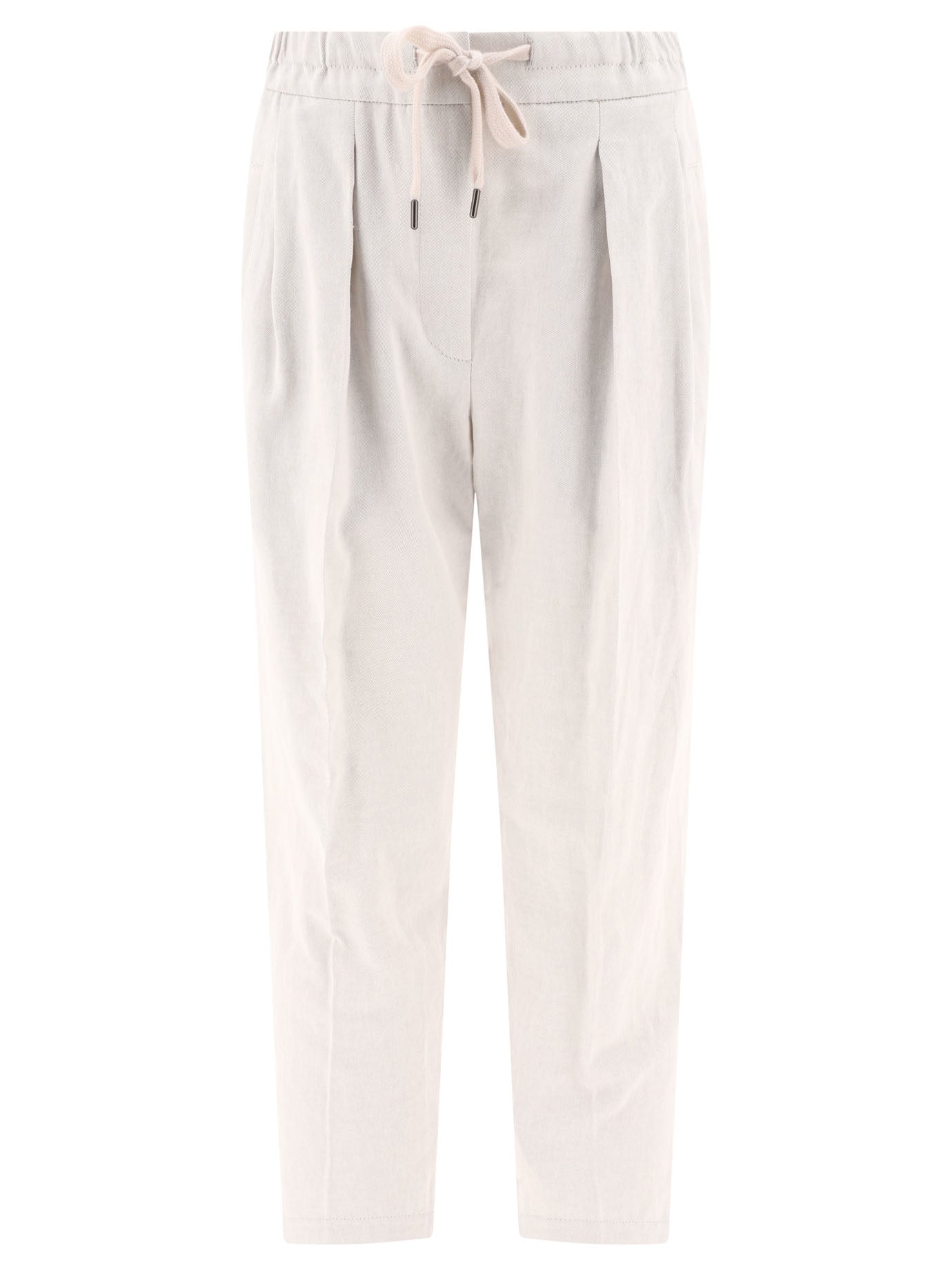 Brunello Cucinelli Slouchy Gabardine Trousers