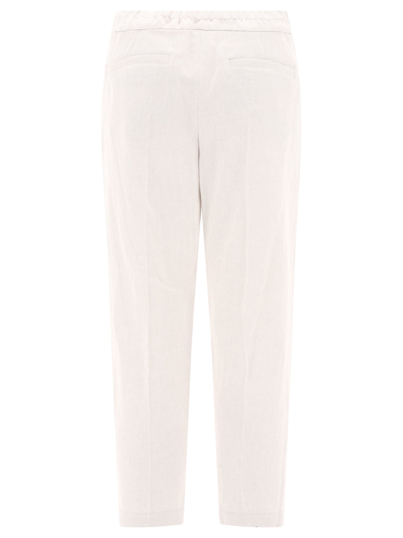 Brunello Cucinelli Slouchy Gabardine Trousers