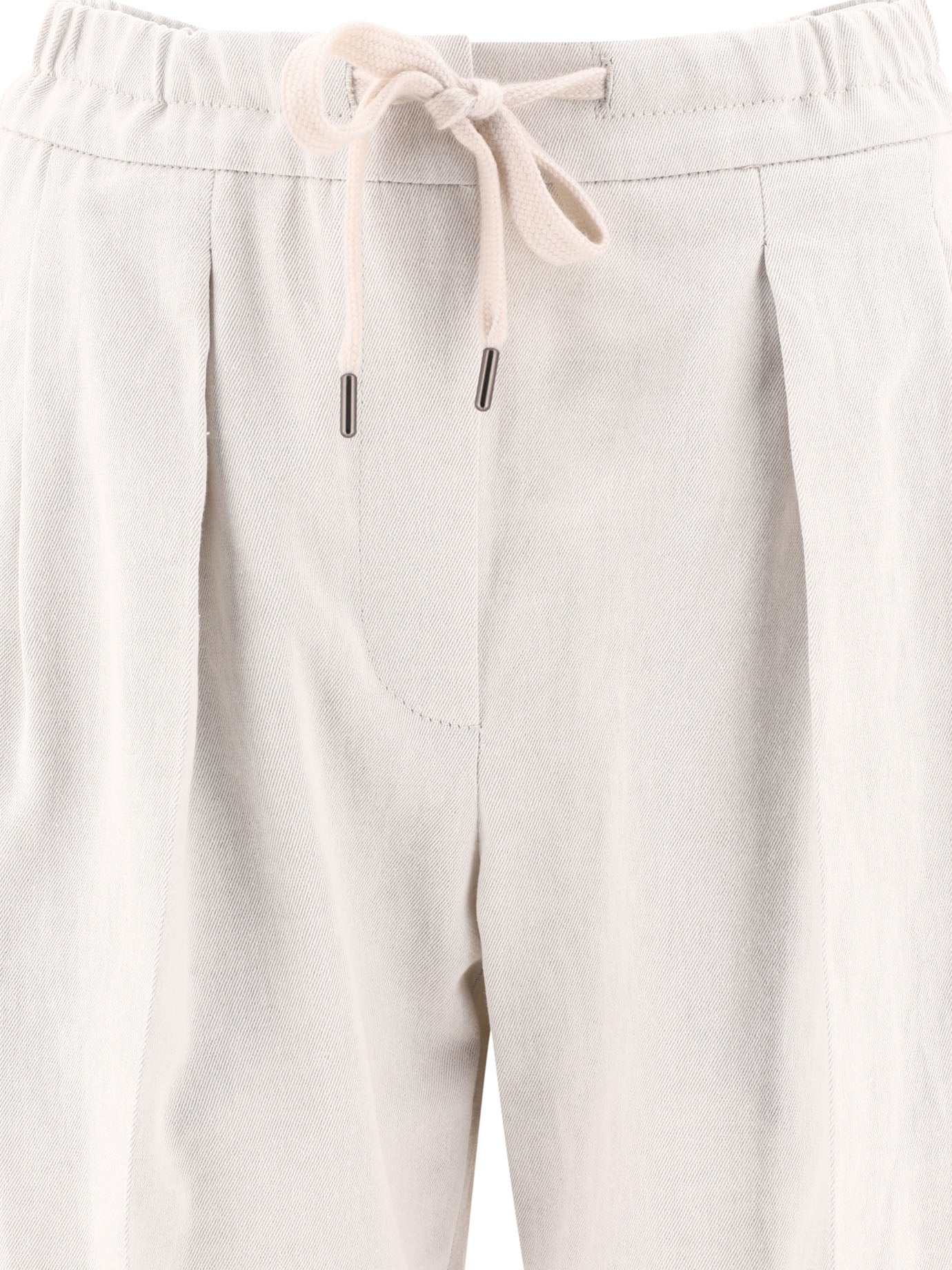 Brunello Cucinelli Slouchy Gabardine Trousers