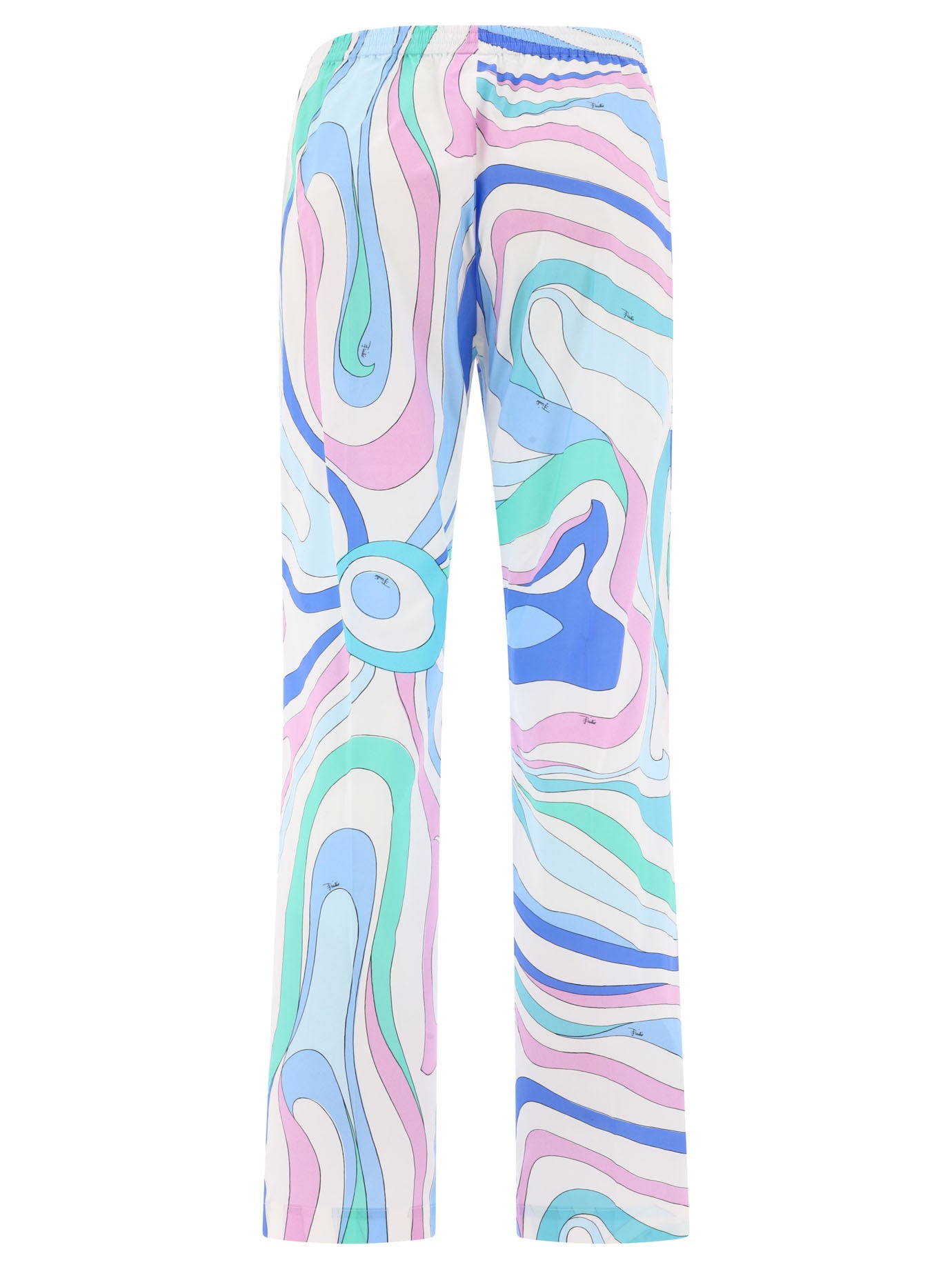 Emilio Pucci Marmo-Print Trousers