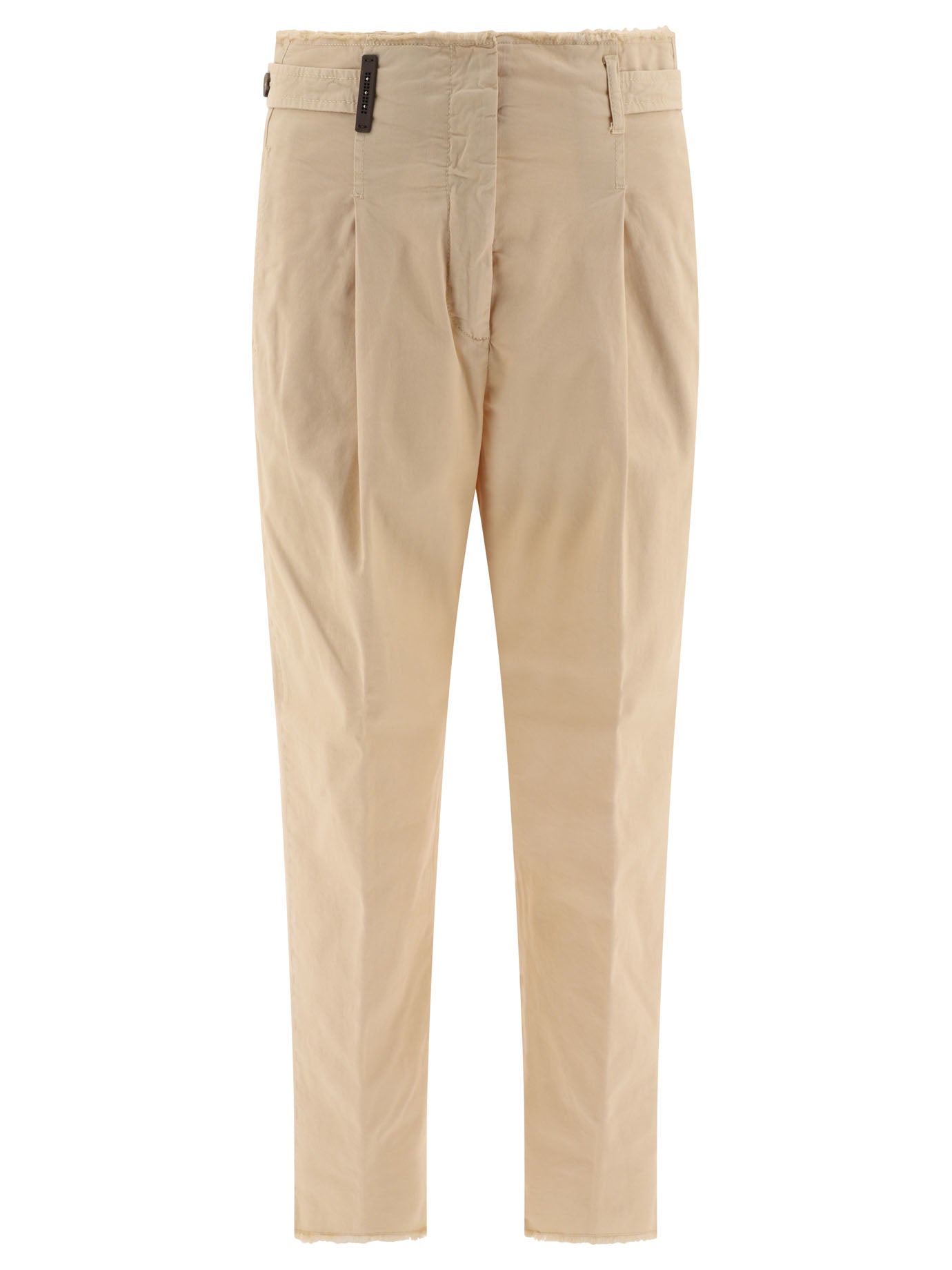 Peserico Trousers With Fringed Details