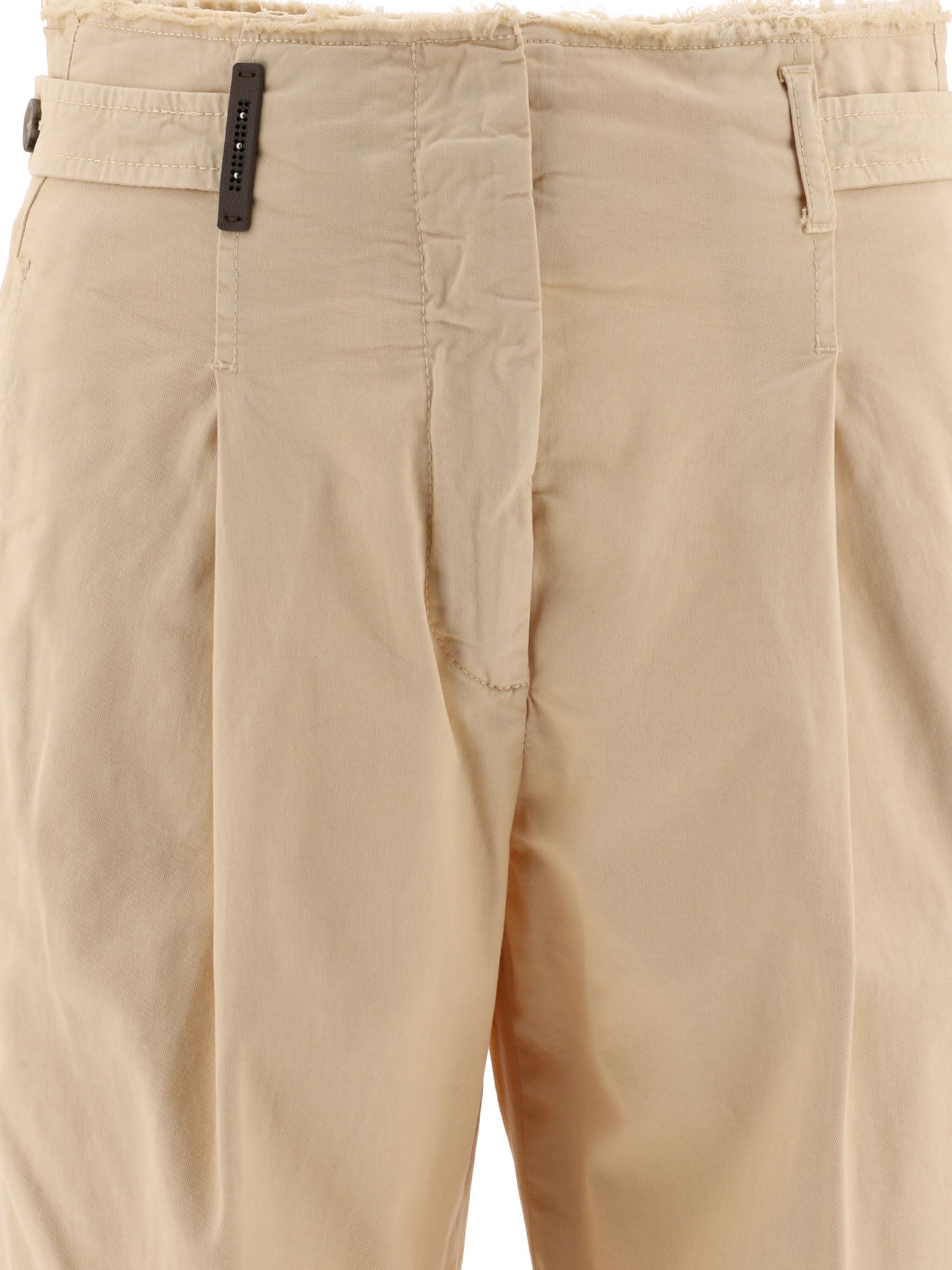 Peserico Trousers With Fringed Details