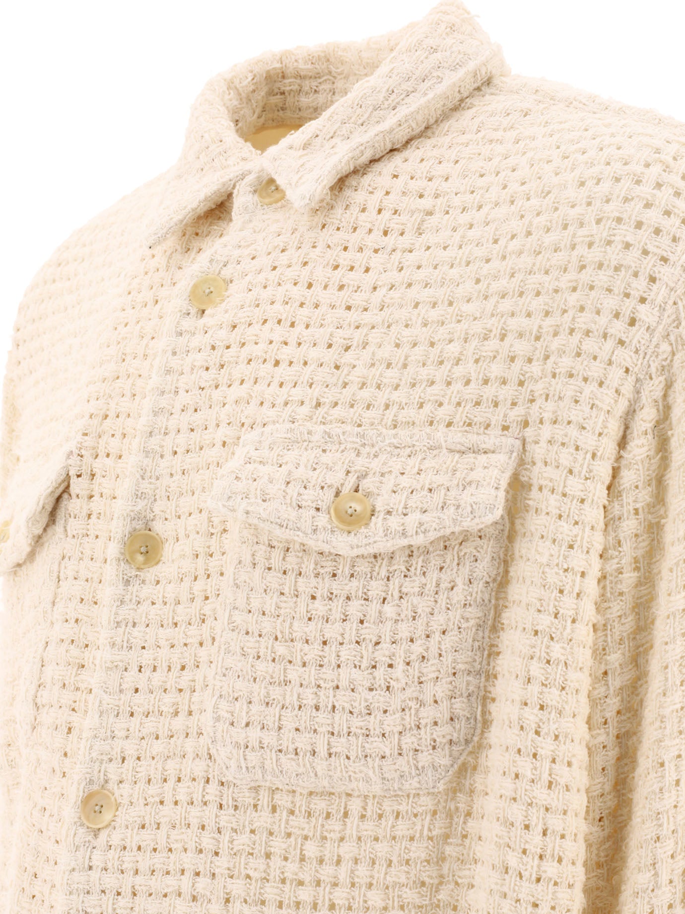 Auralee Homespun Summer Tweed Shirt