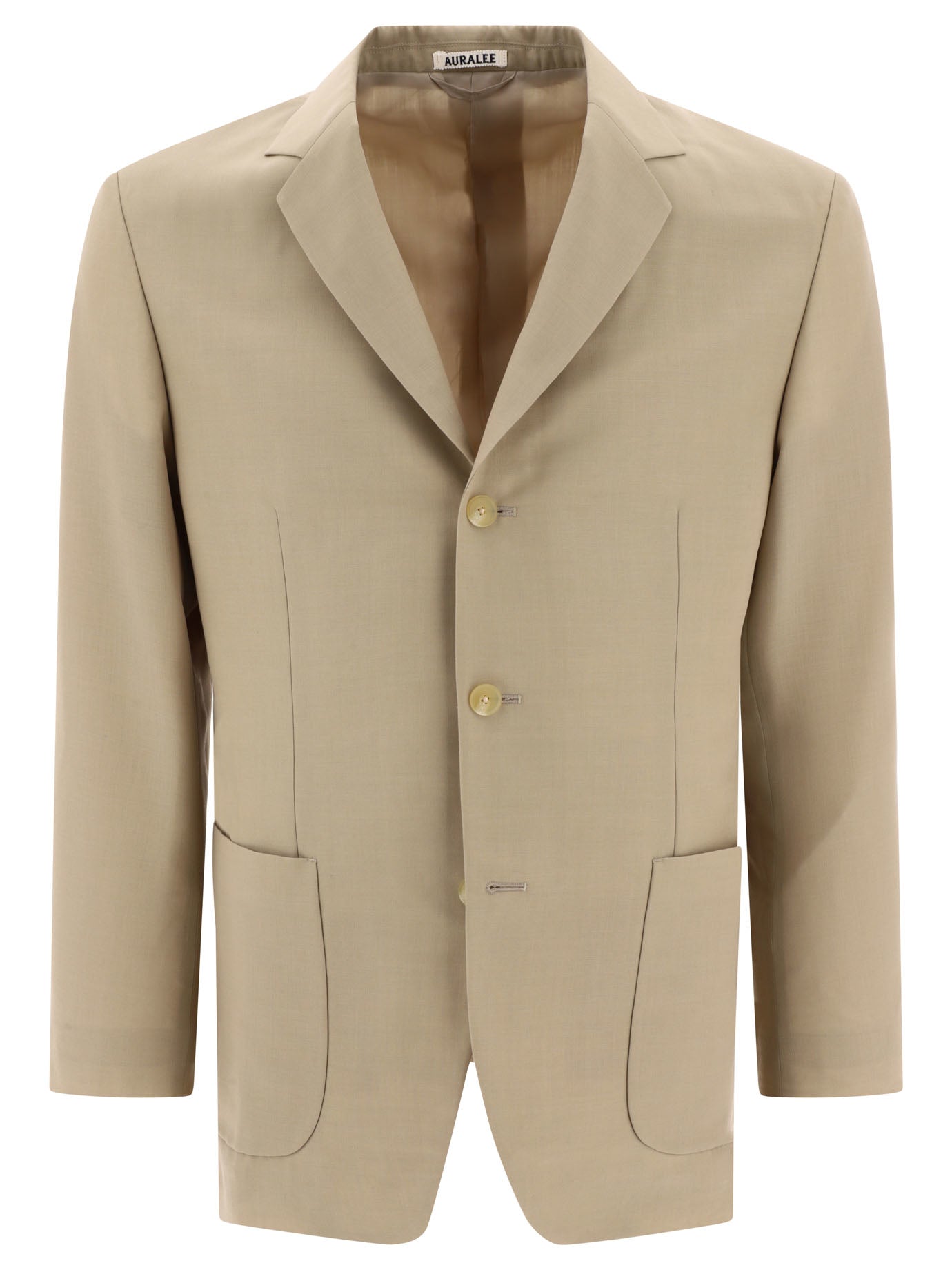 Auralee Tropical Wool And Mohair Blazer