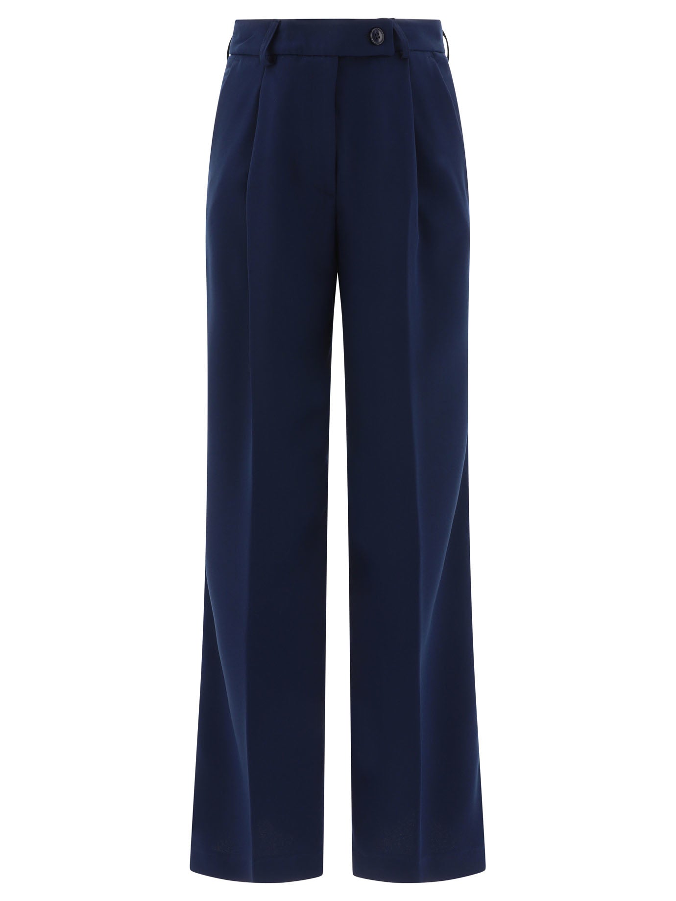 F.IT Tailored Trousers With Pressed Crease