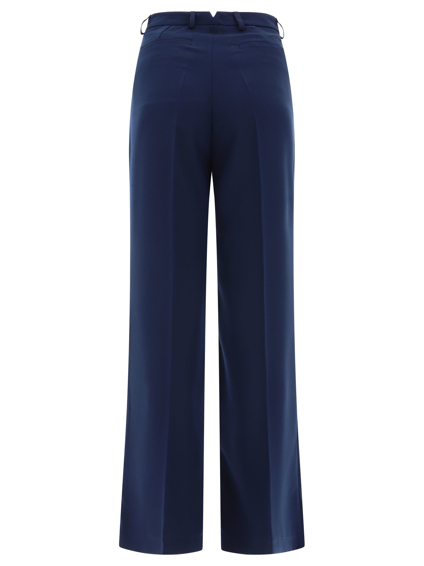 F.IT Tailored Trousers With Pressed Crease