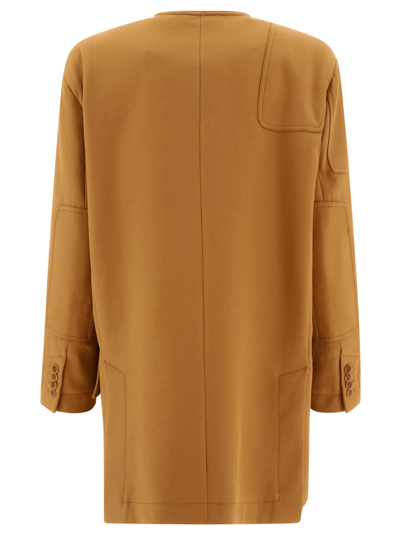 Max Mara Portici Cotton Gabardine Oversized Jacket