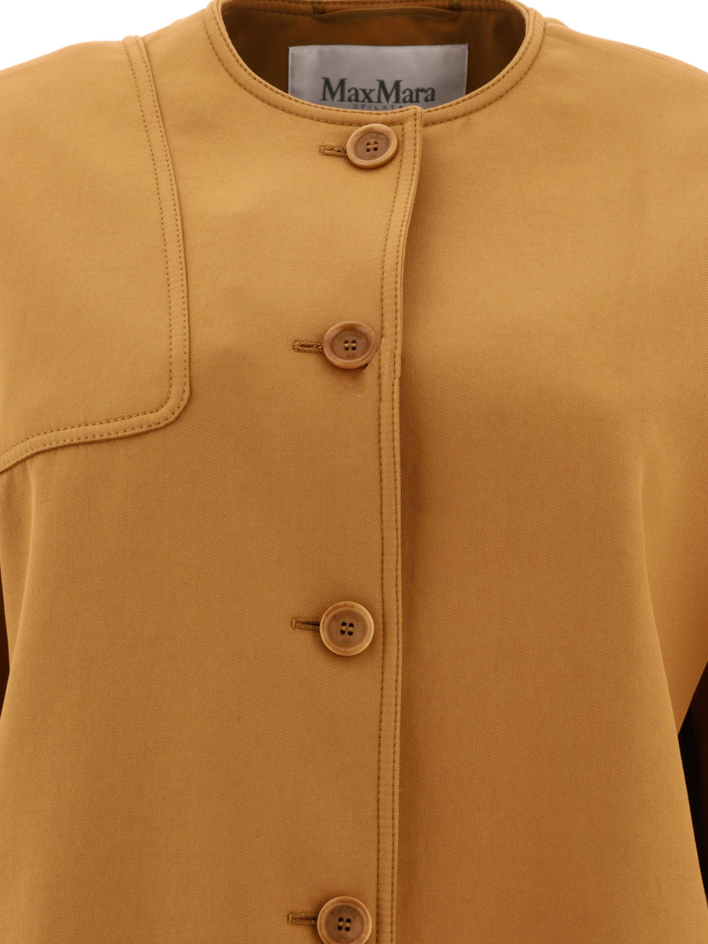 Max Mara Portici Cotton Gabardine Oversized Jacket