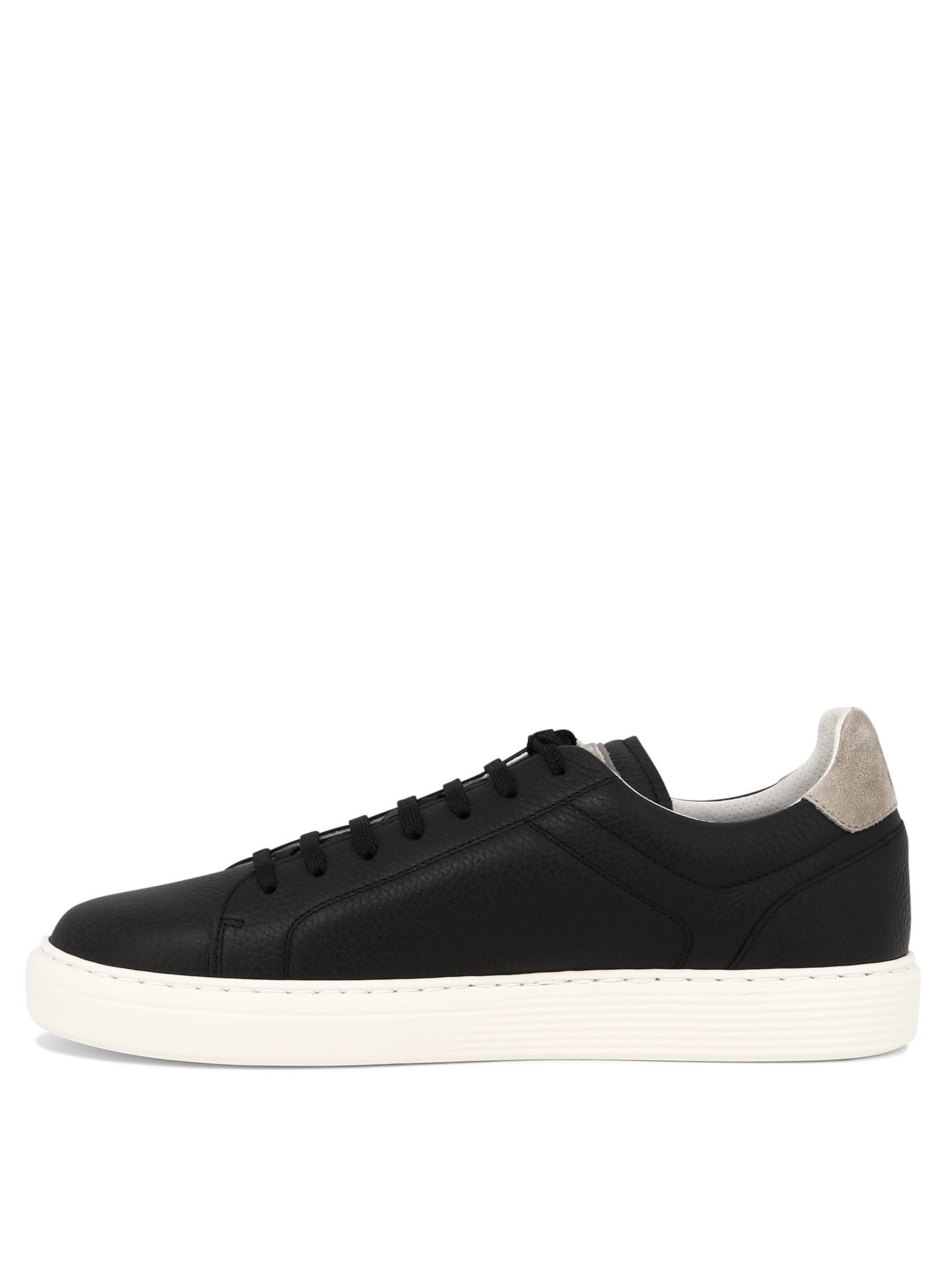 Brunello Cucinelli Grained Calfskin Sneakers